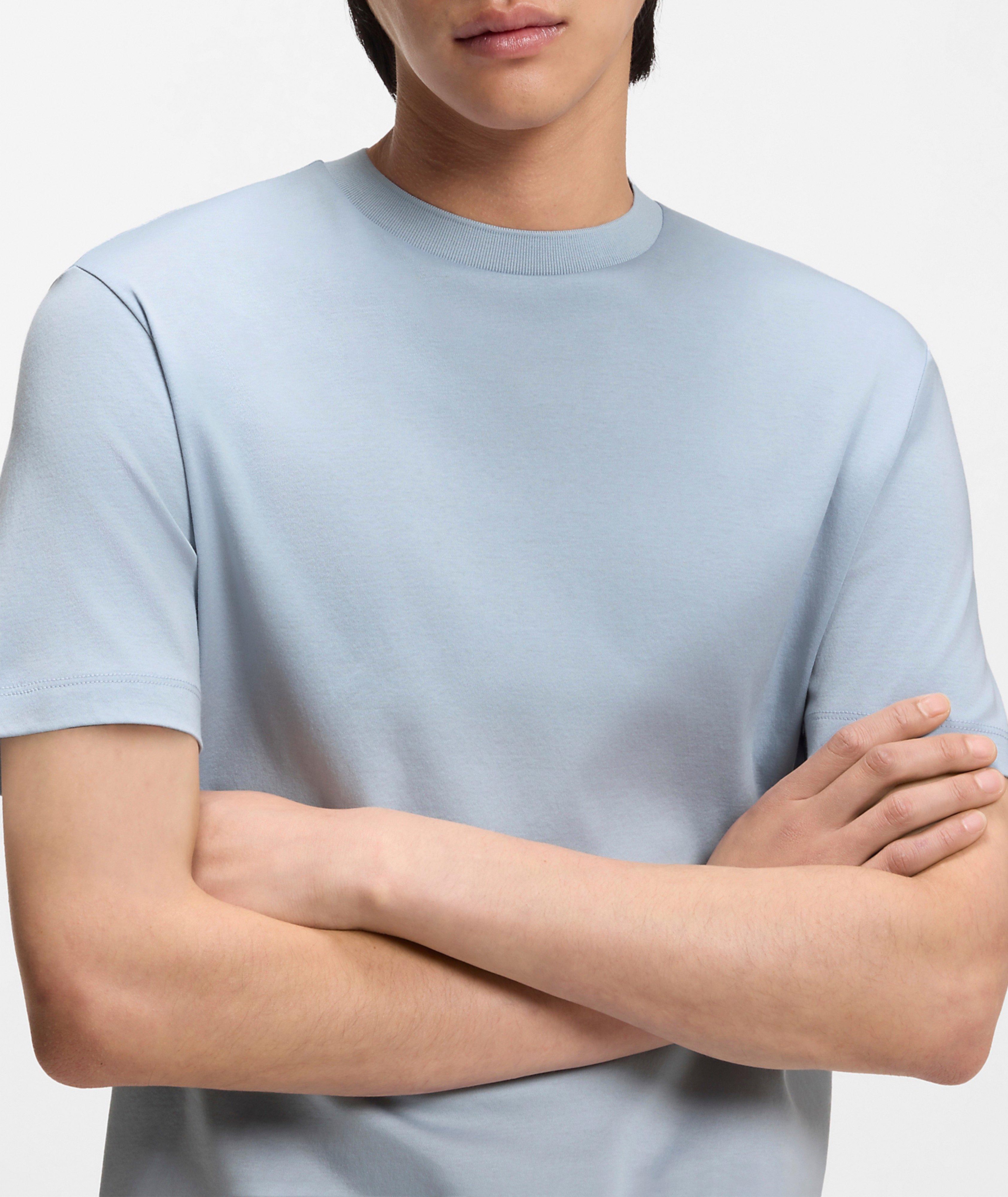 Tesar Mercerized Cotton Crewneck T-Shirt  image 3