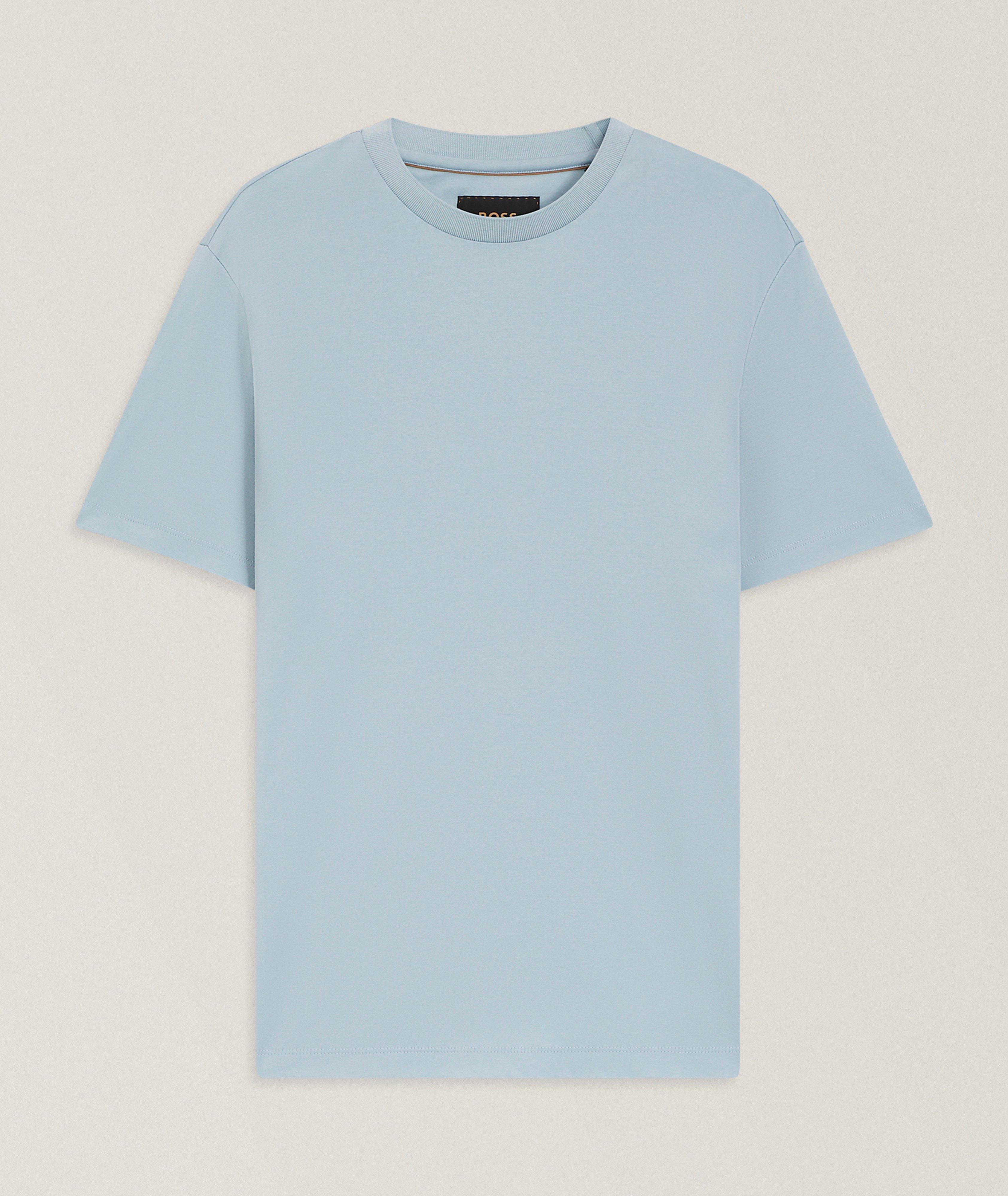 Tesar Mercerized Cotton Crewneck T-Shirt  image 0