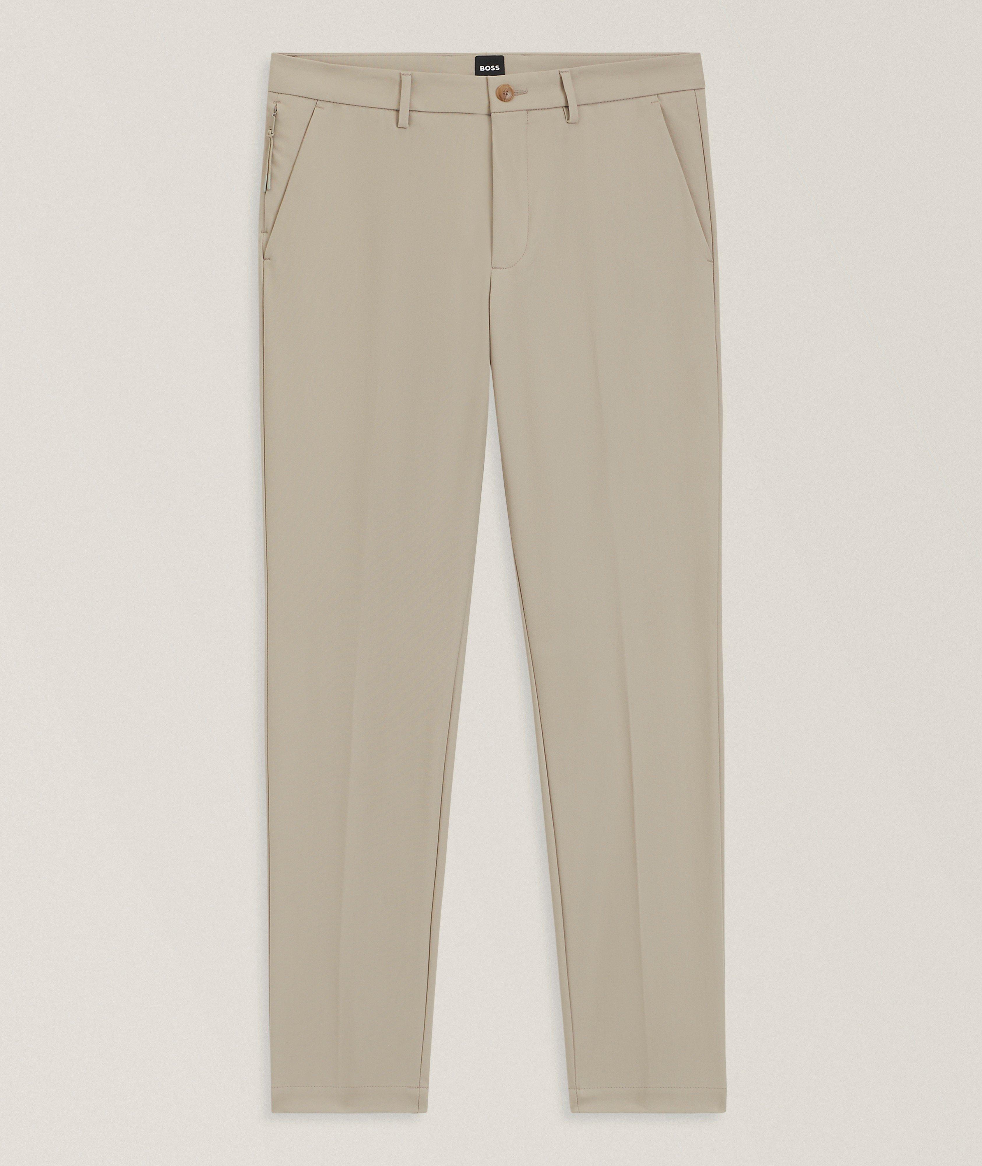 BOSS Kaiton Slim-Fit Stretch-Cotton Pants