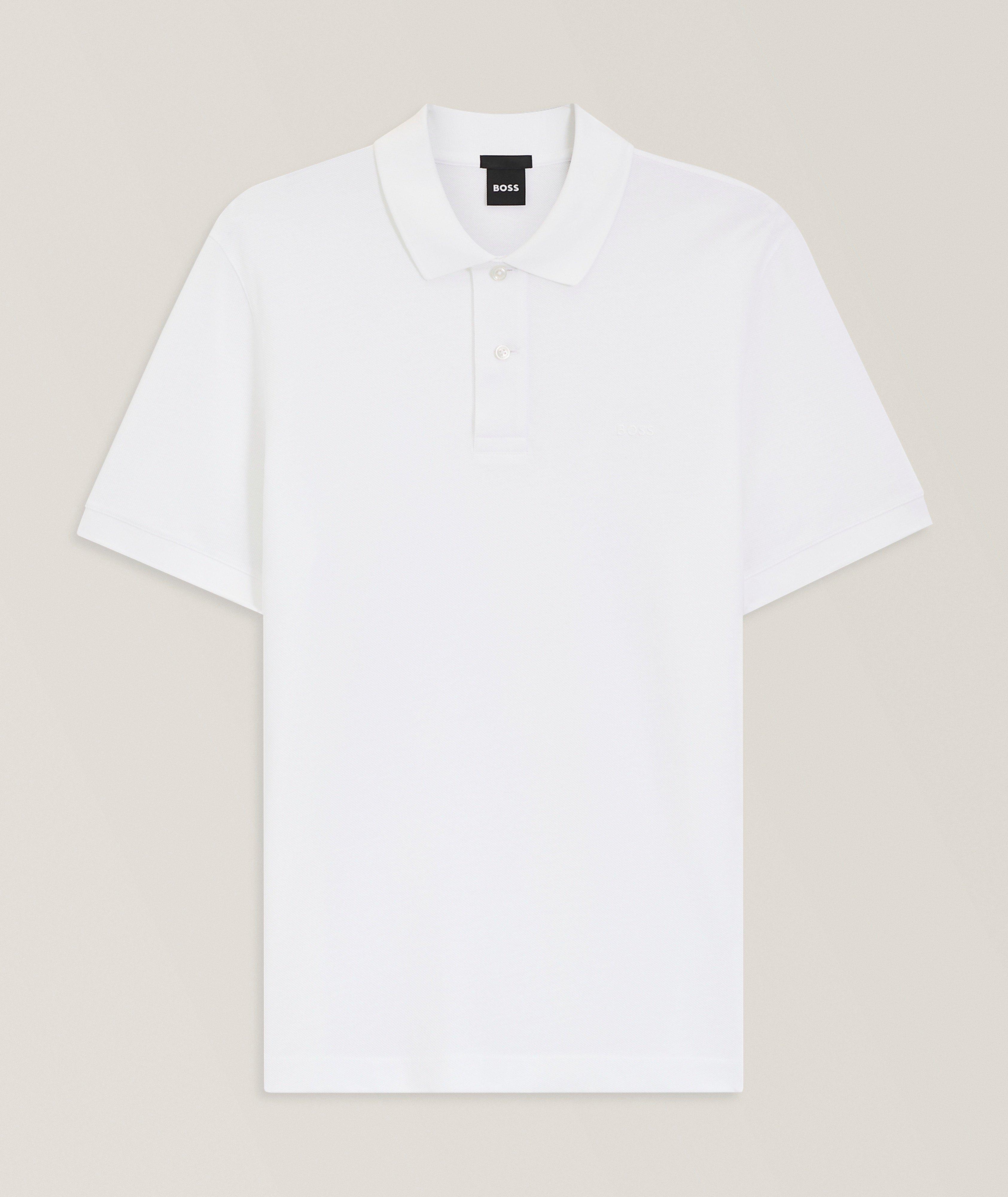 BOSS Pallas Cotton Piqué Knit Polo