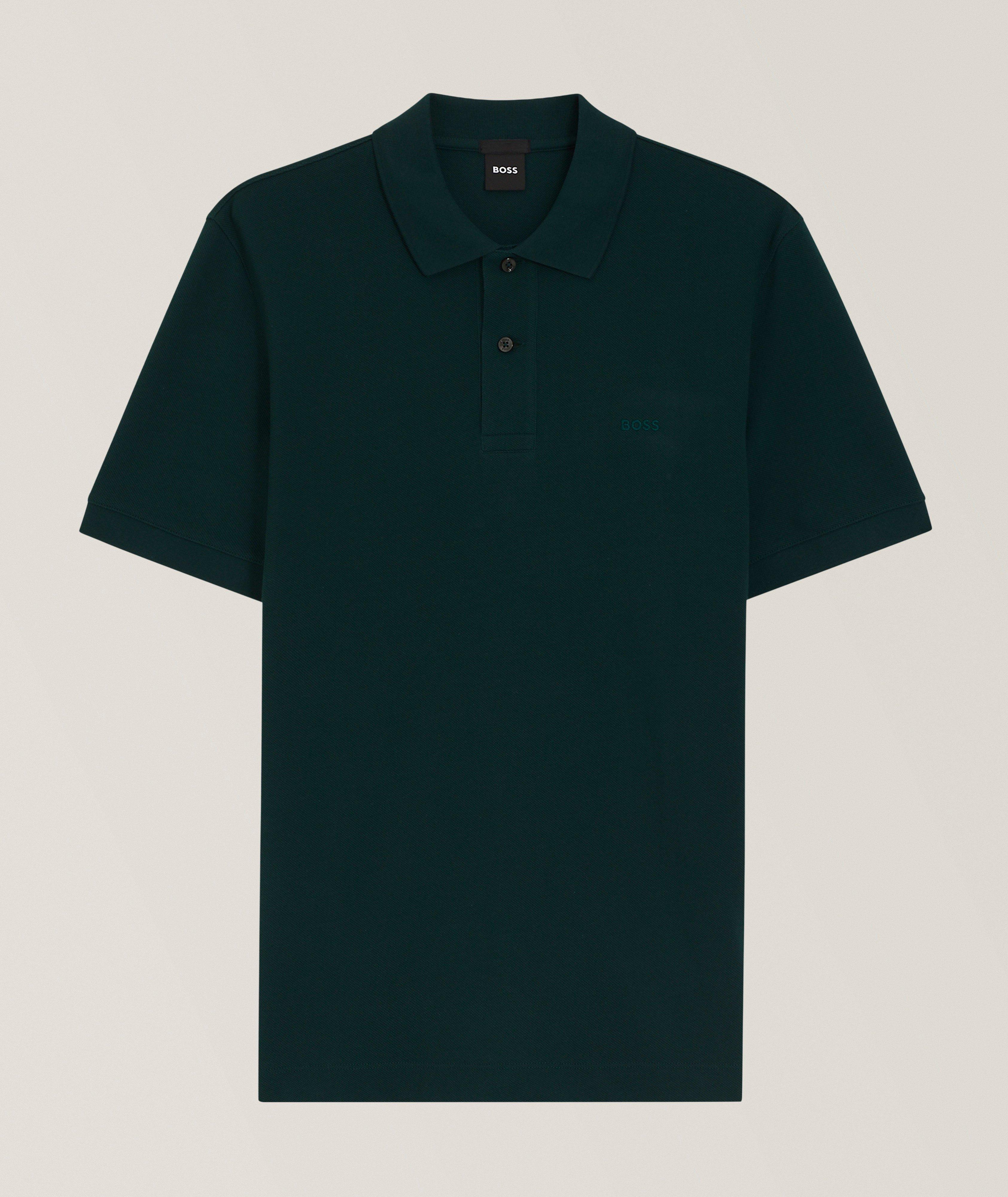 BOSS Pallas Cotton Piqué Knit Polo