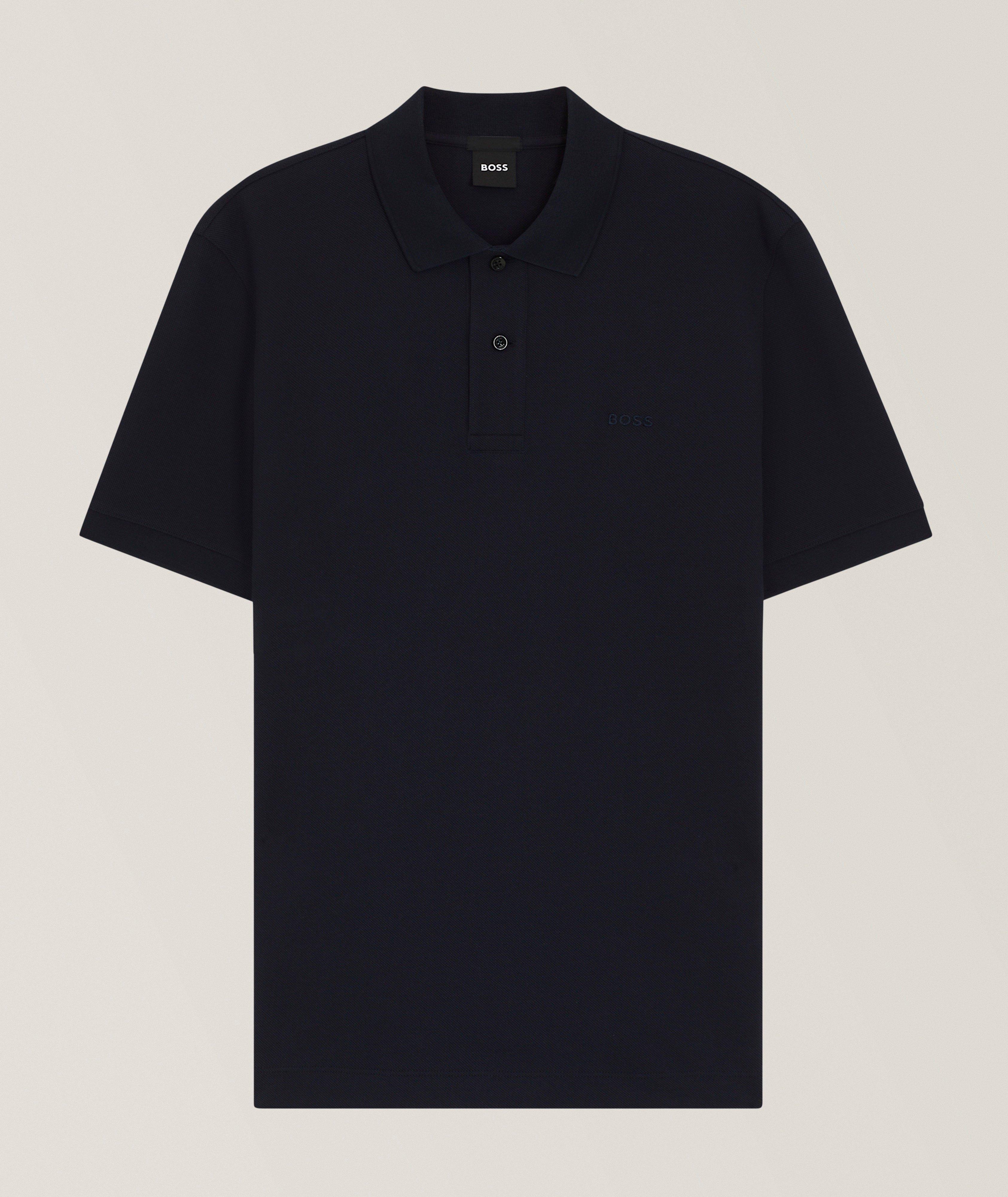 BOSS Pallas Cotton Piqué Knit Polo