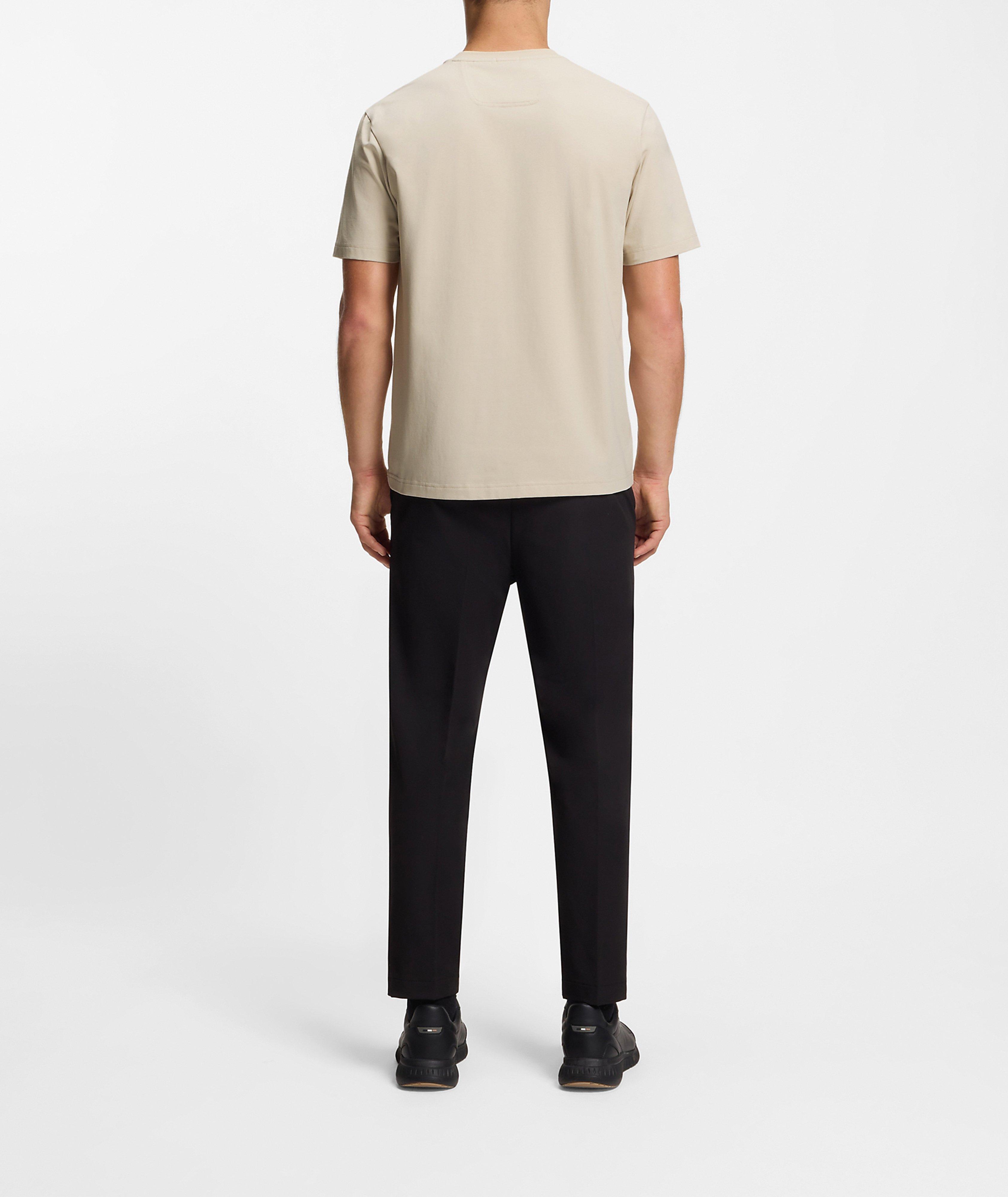 Tonal Logo Stretch-Cotton T-Shirt image 2