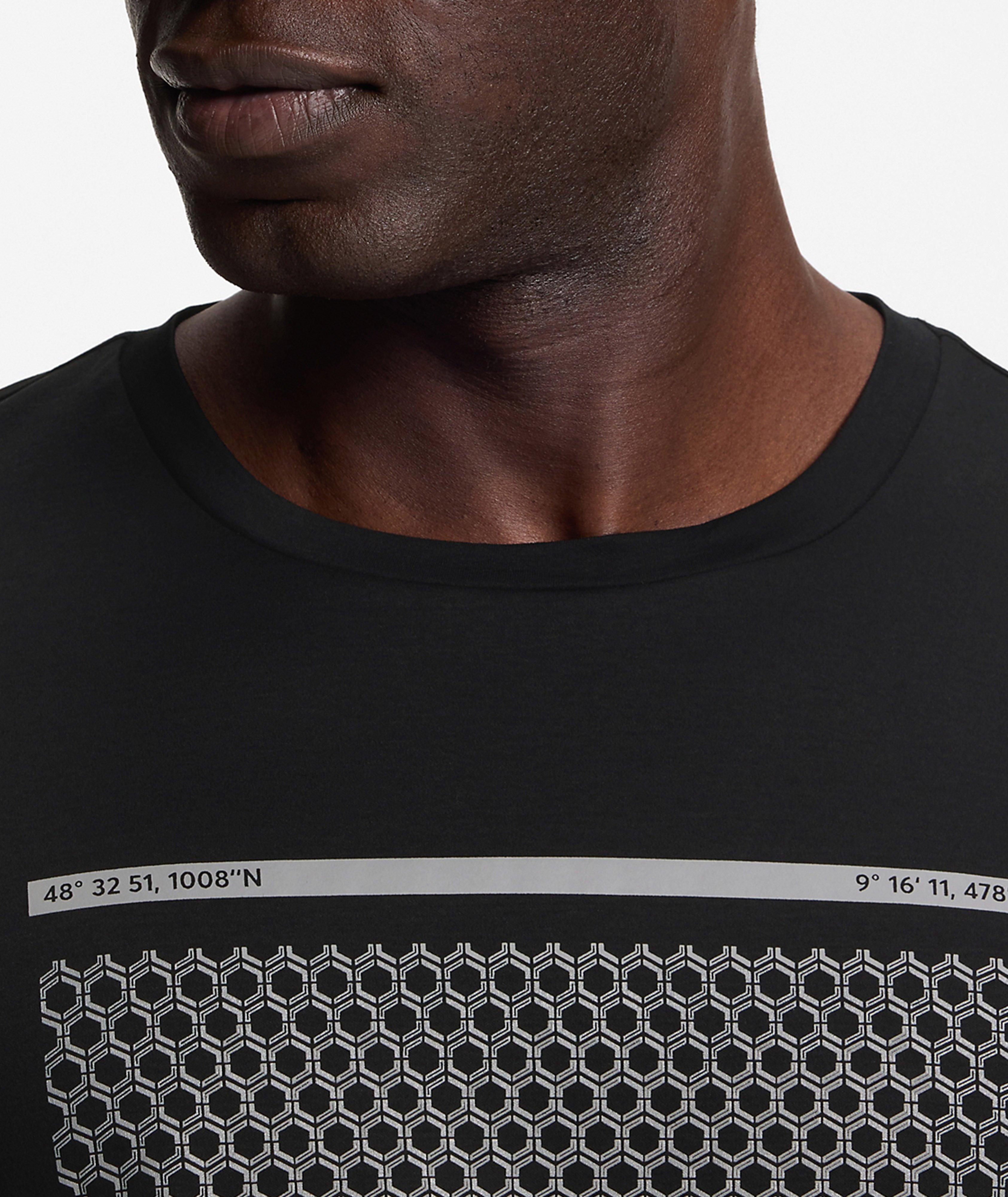 Geometric Mercerized Cotton T-Shirt image 3