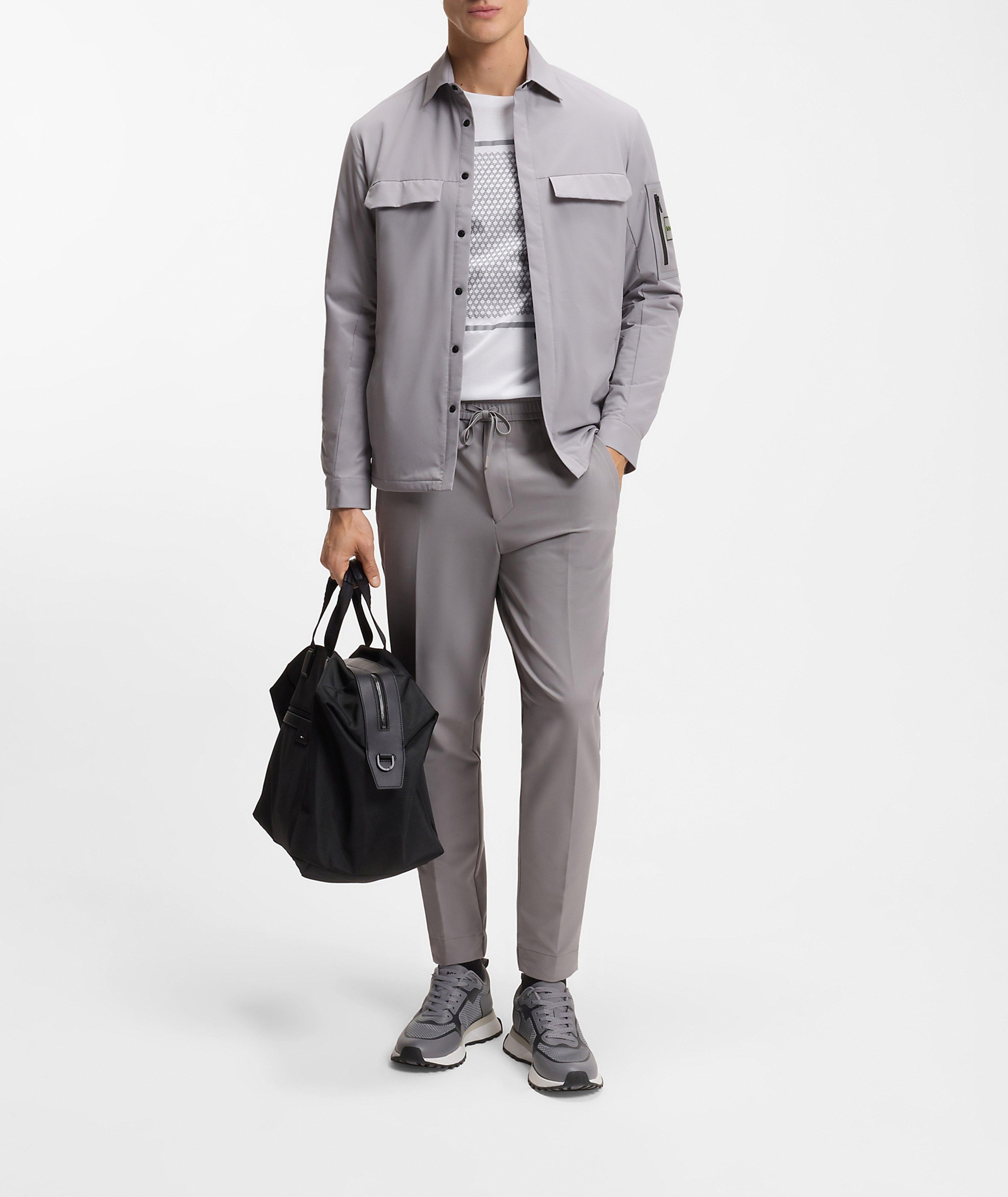 Geometric Mercerized Cotton T-Shirt image 4