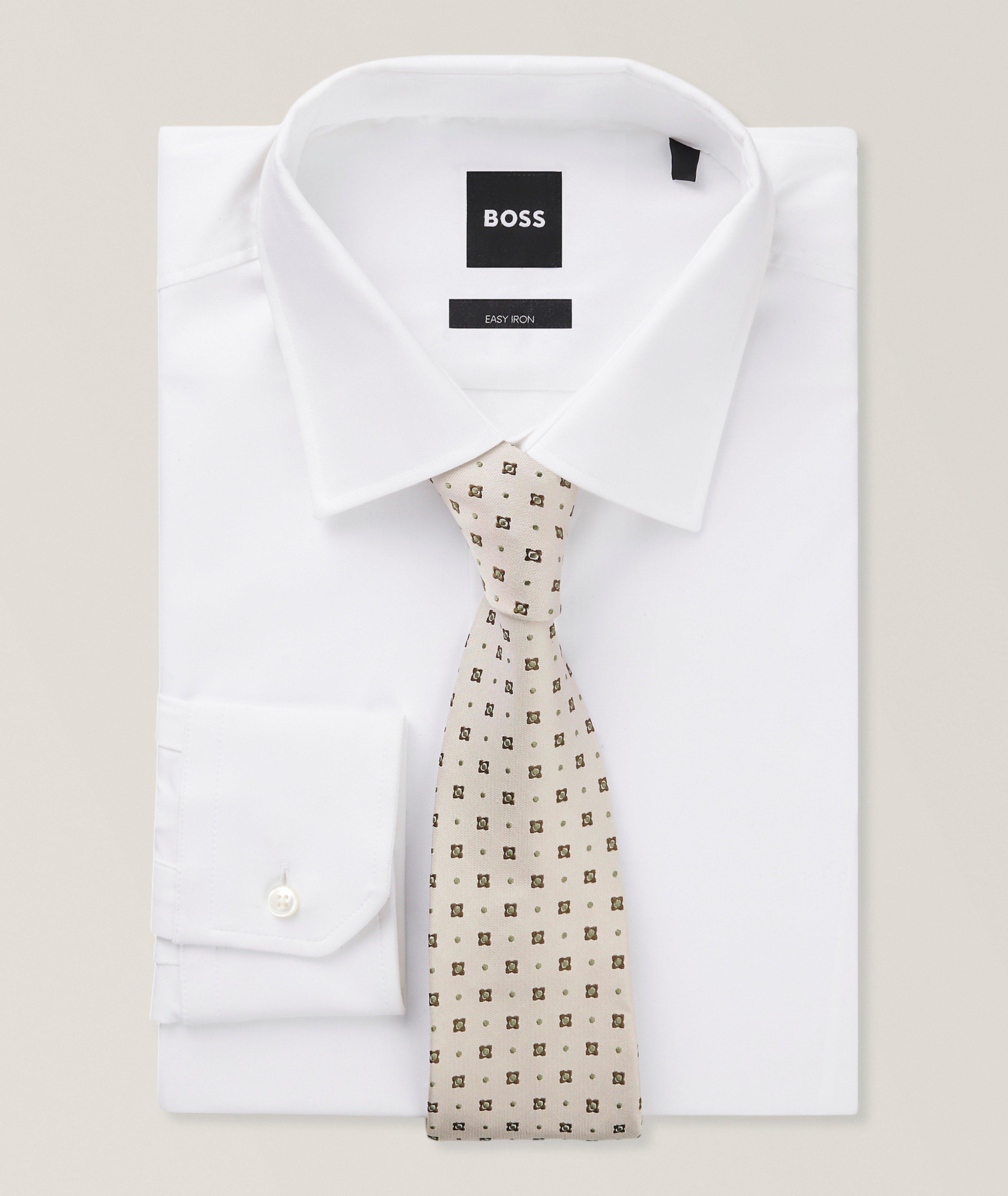 Cravate en soie motif-jacquard image 3