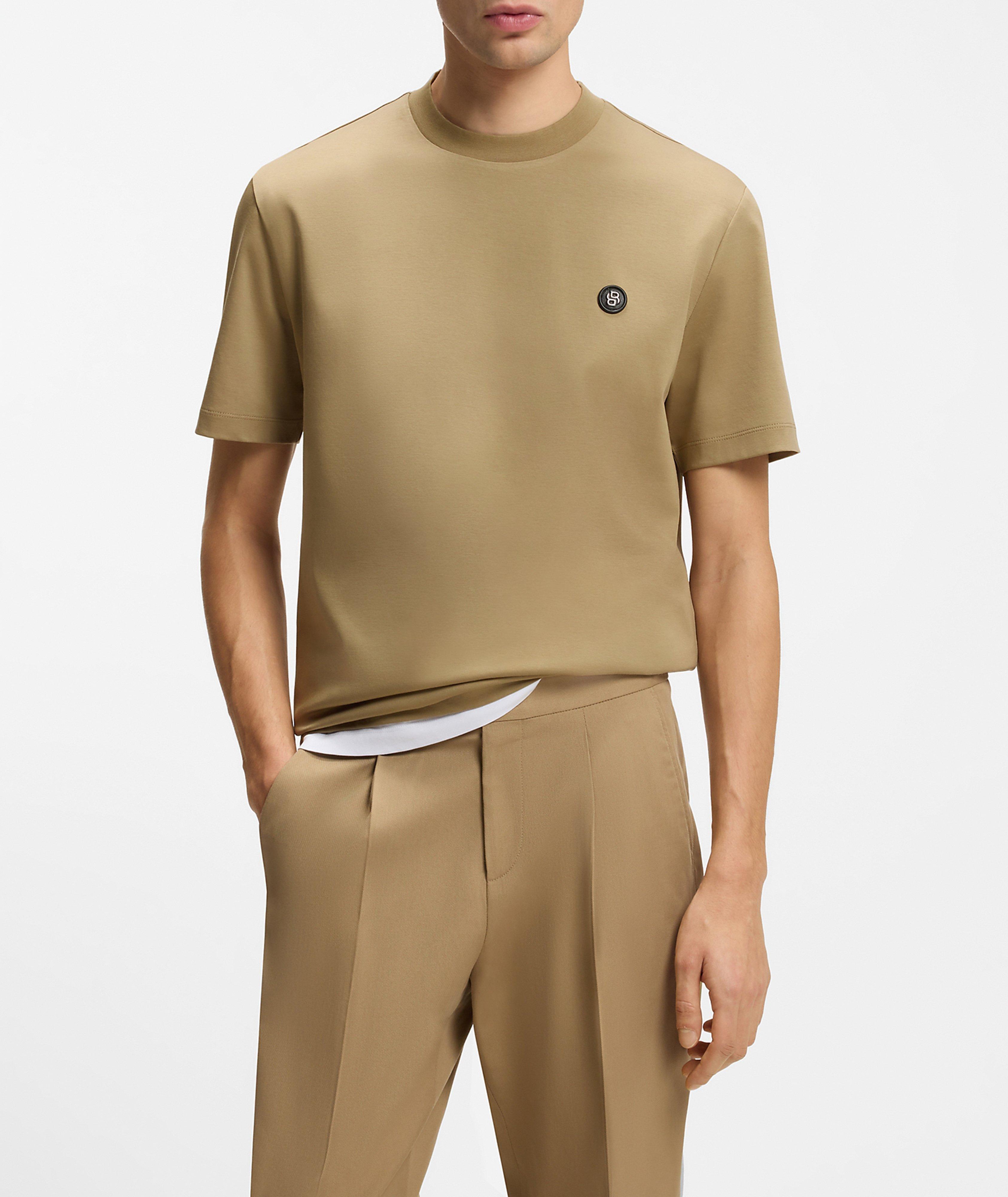 Taut Mercerized Cotton Crewneck T-Shirt image 1