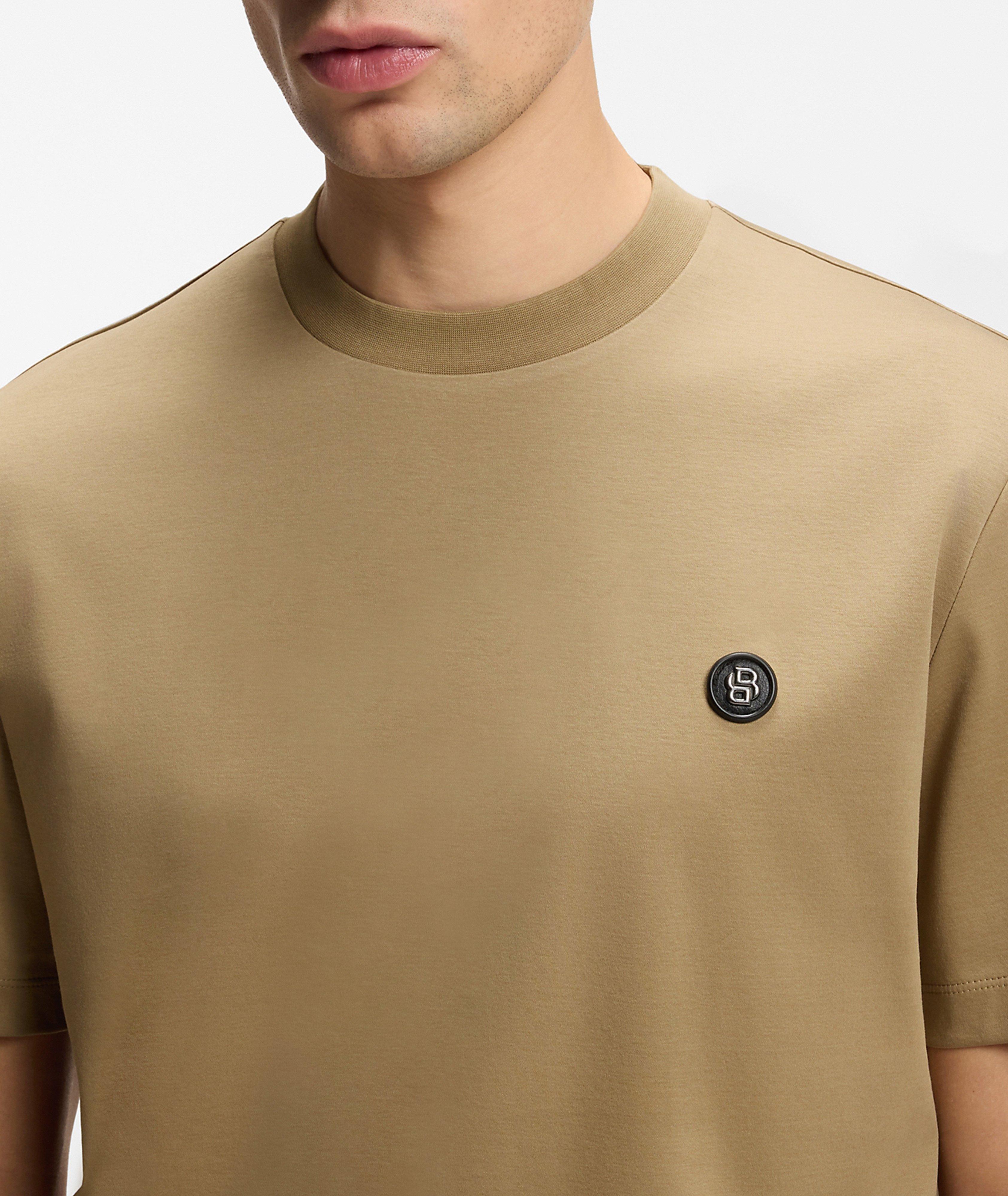 Taut Mercerized Cotton Crewneck T-Shirt image 3