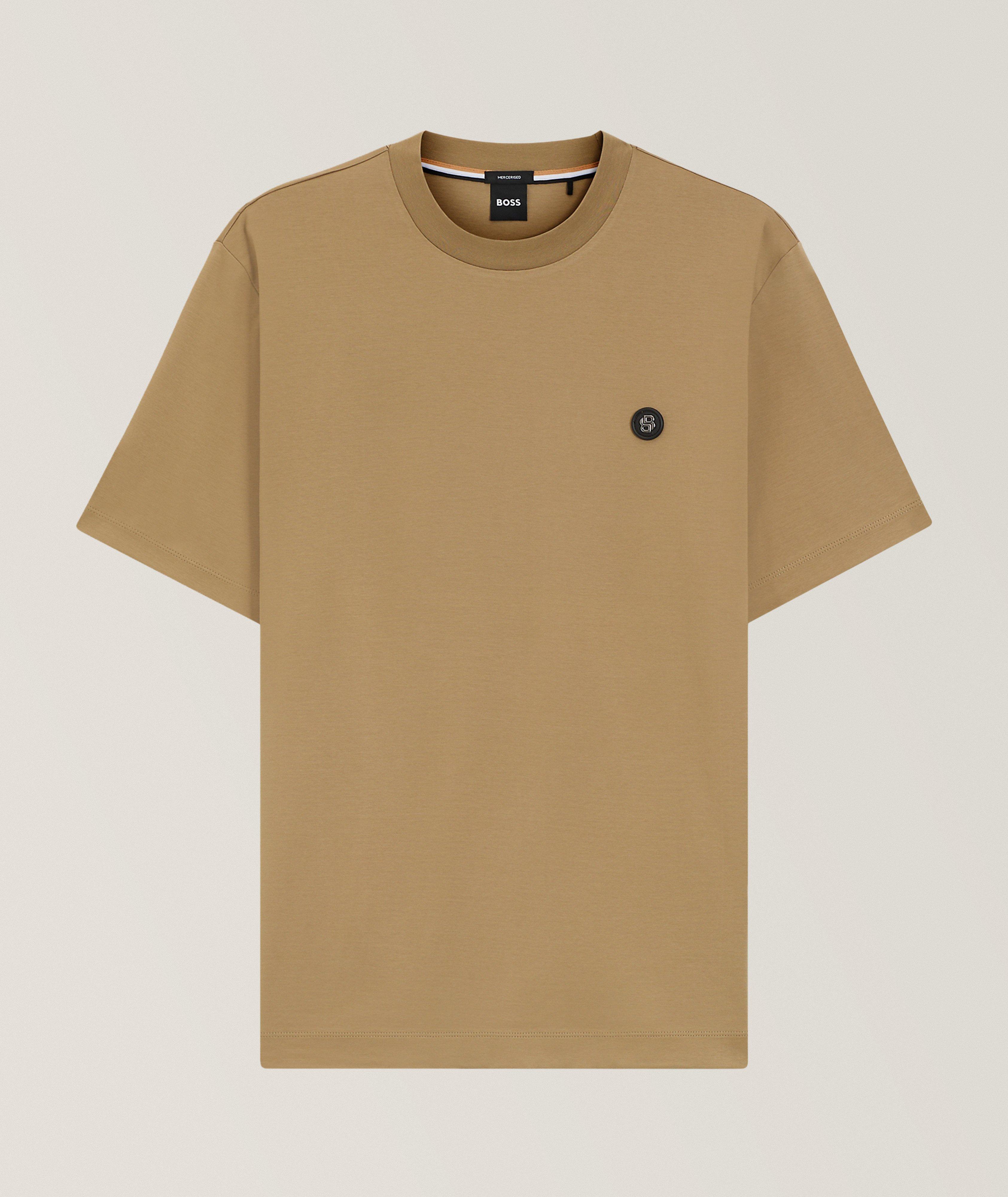 Taut Mercerized Cotton Crewneck T-Shirt image 0