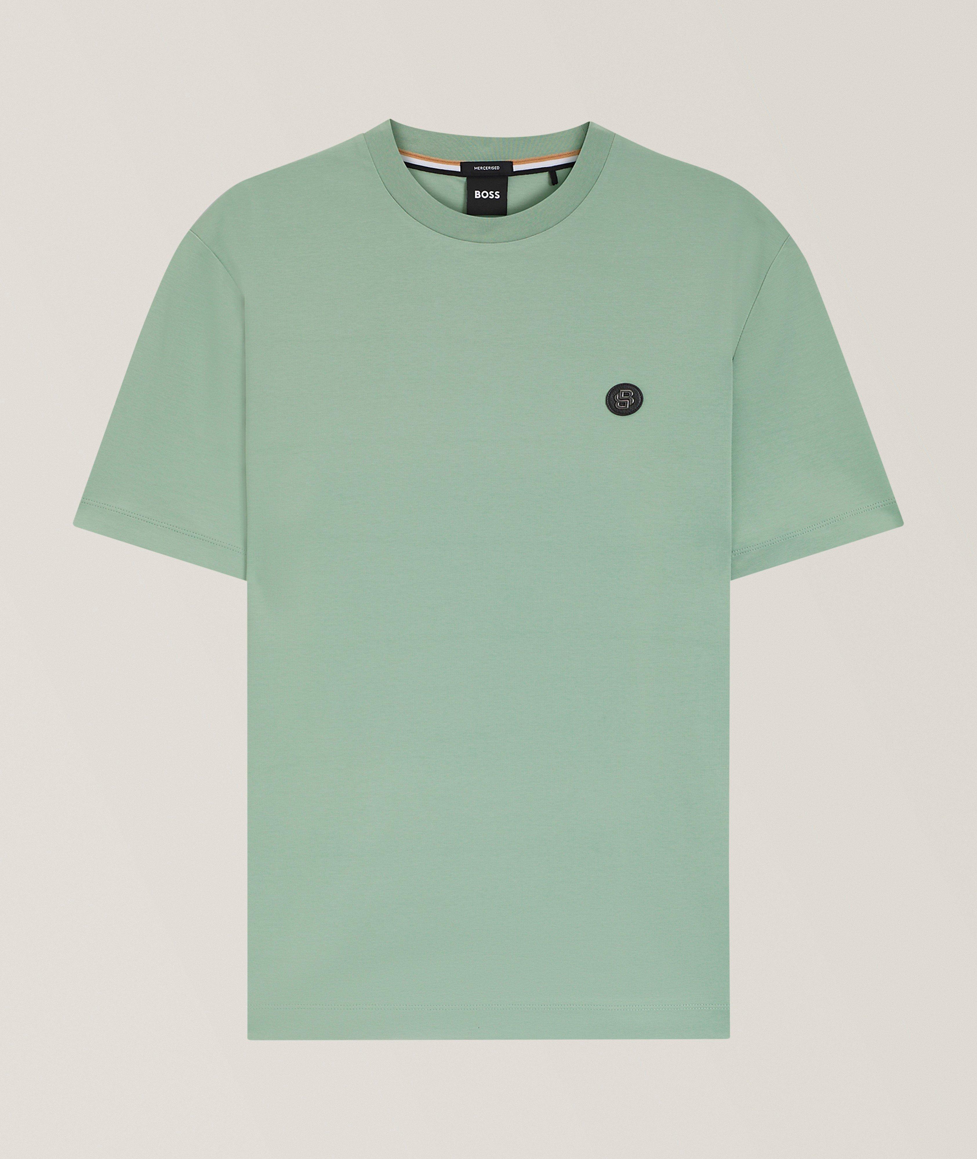 Taut Mercerized Cotton Crewneck T-Shirt image 0