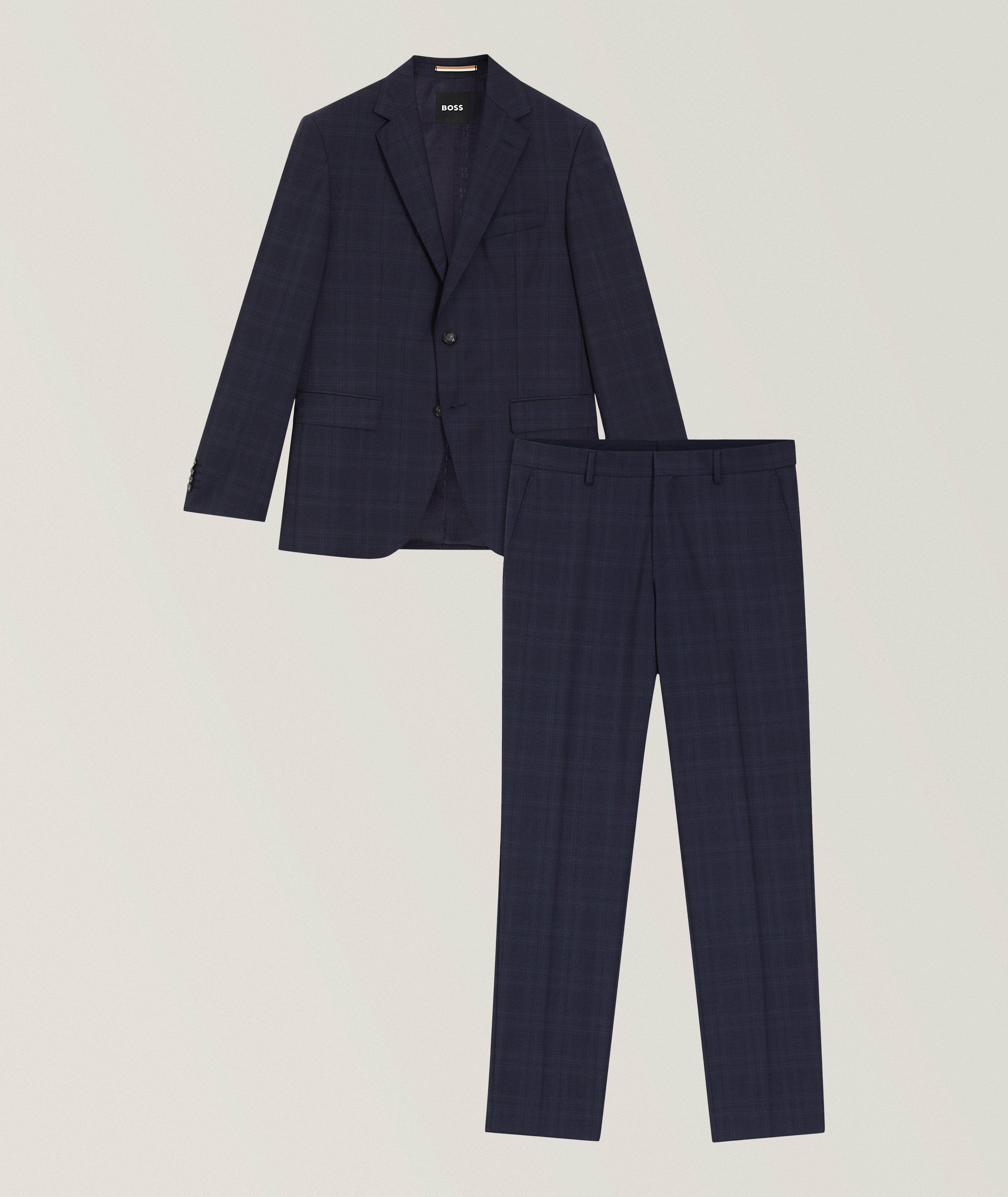 Jeckson Checked Virgin Wool Suit image 0