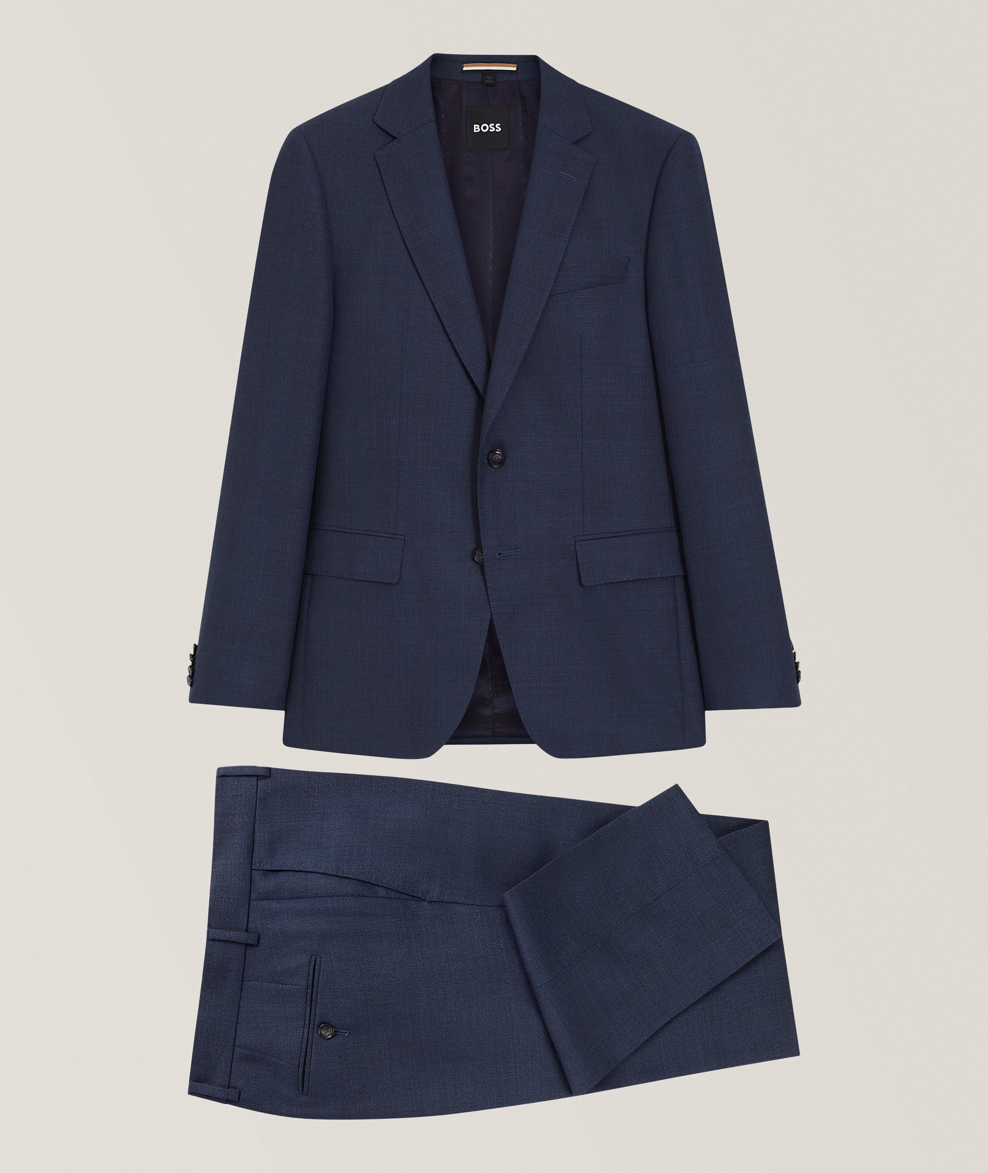 BOSS Slim-Fit Wool & Silk Suit 