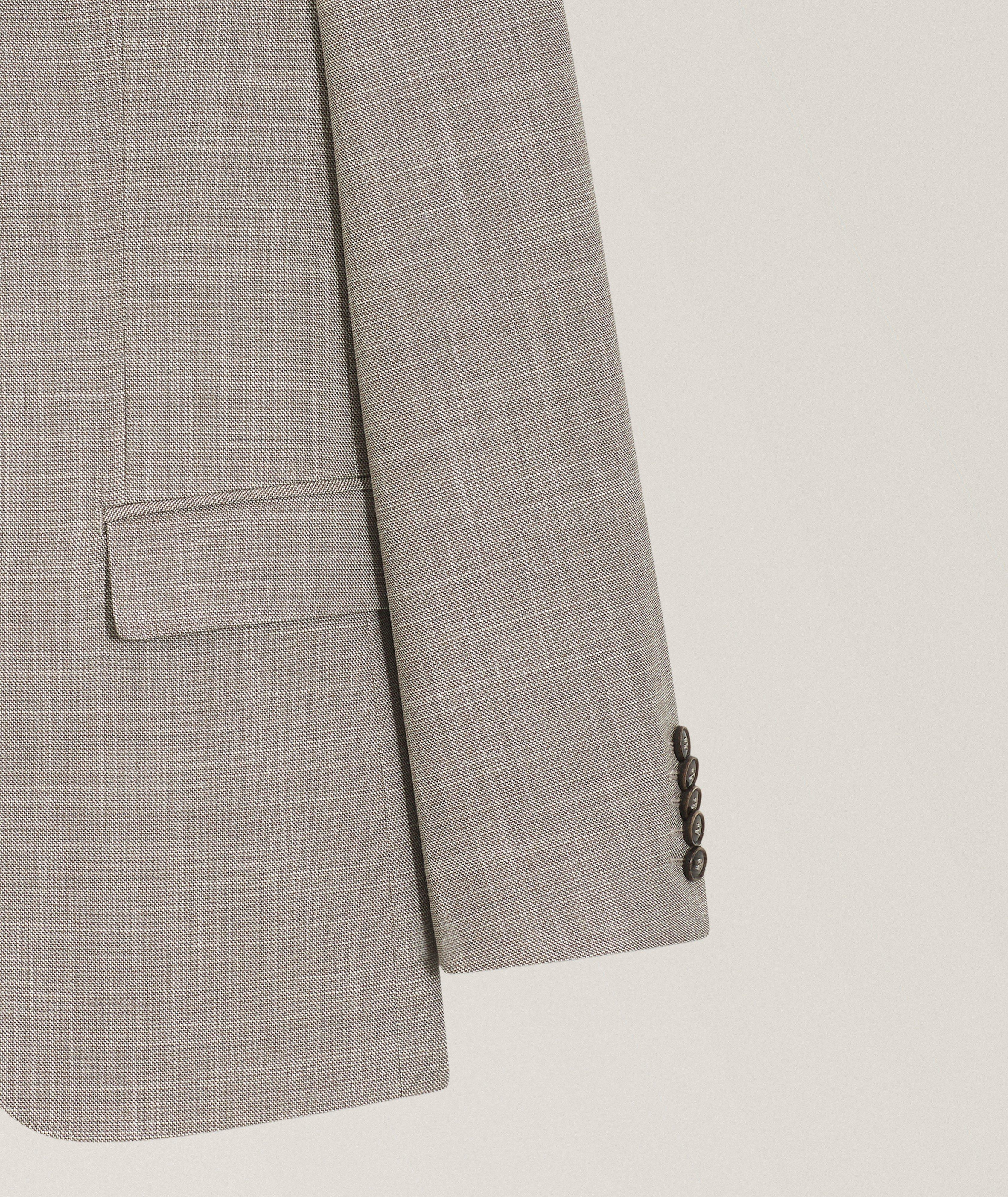 Harvers Micro-Pattern Wool Suit  image 1