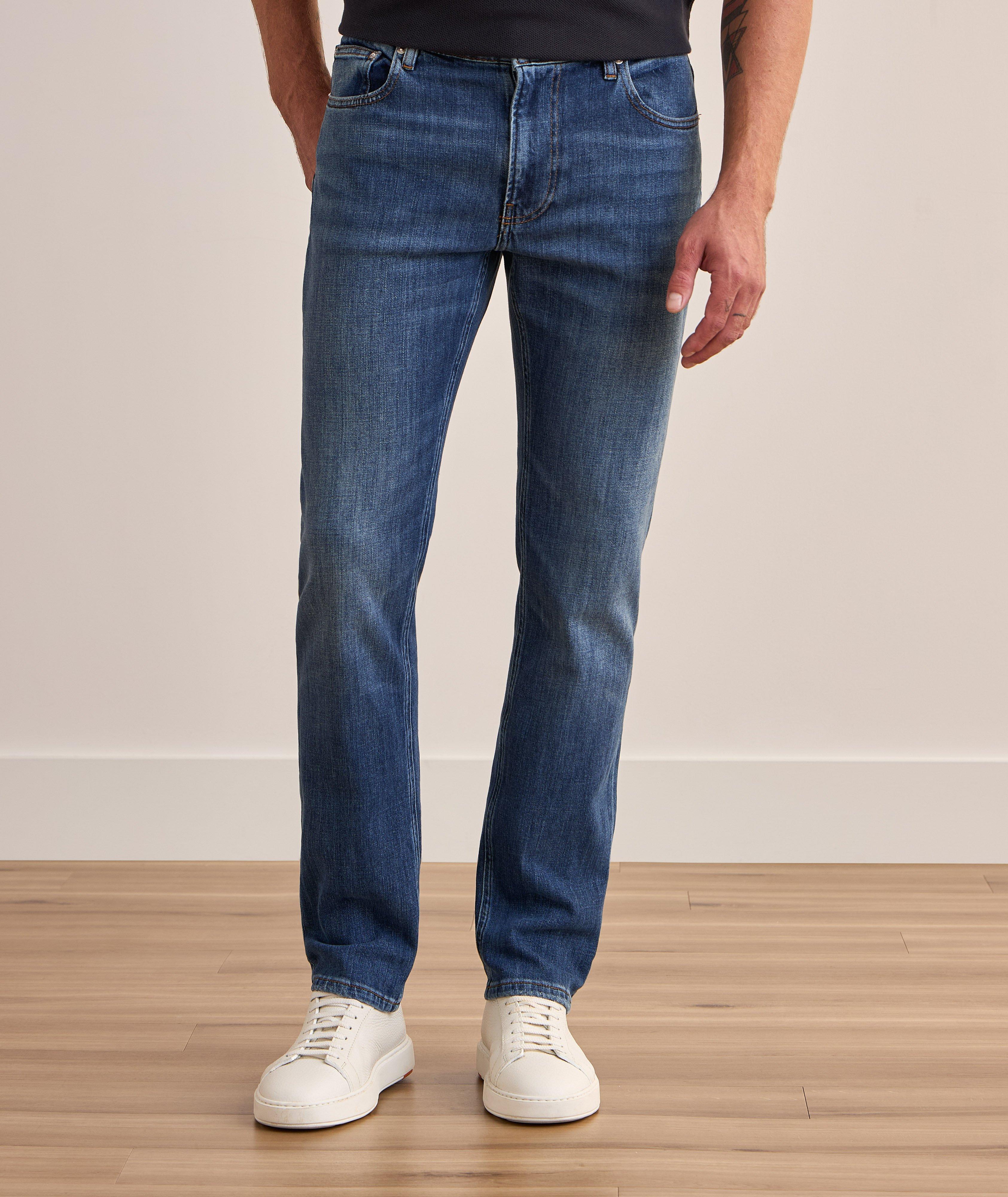 Modern Straight Stretch-Cotton Jeans image 2