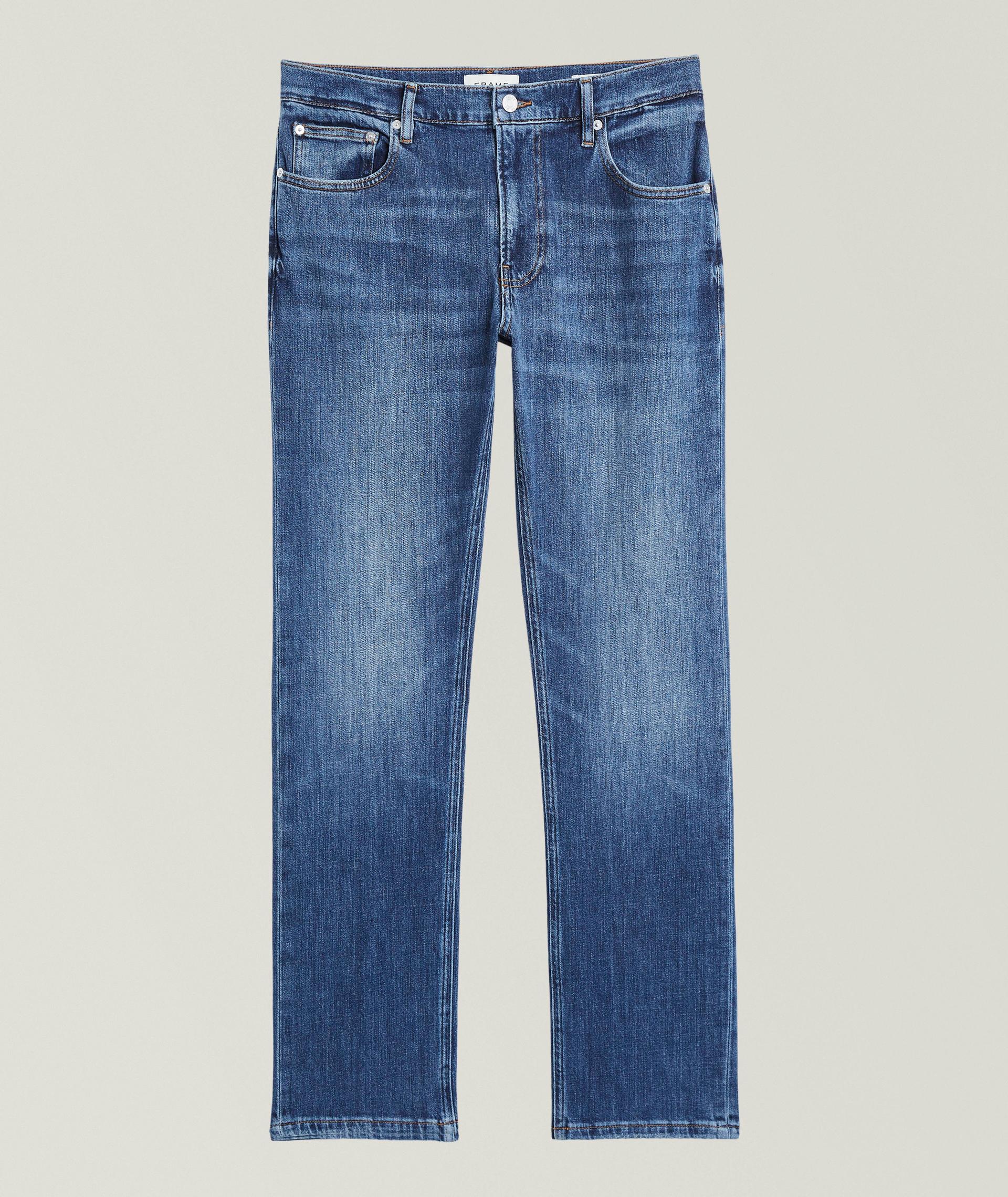 Modern Straight Stretch-Cotton Jeans image 0
