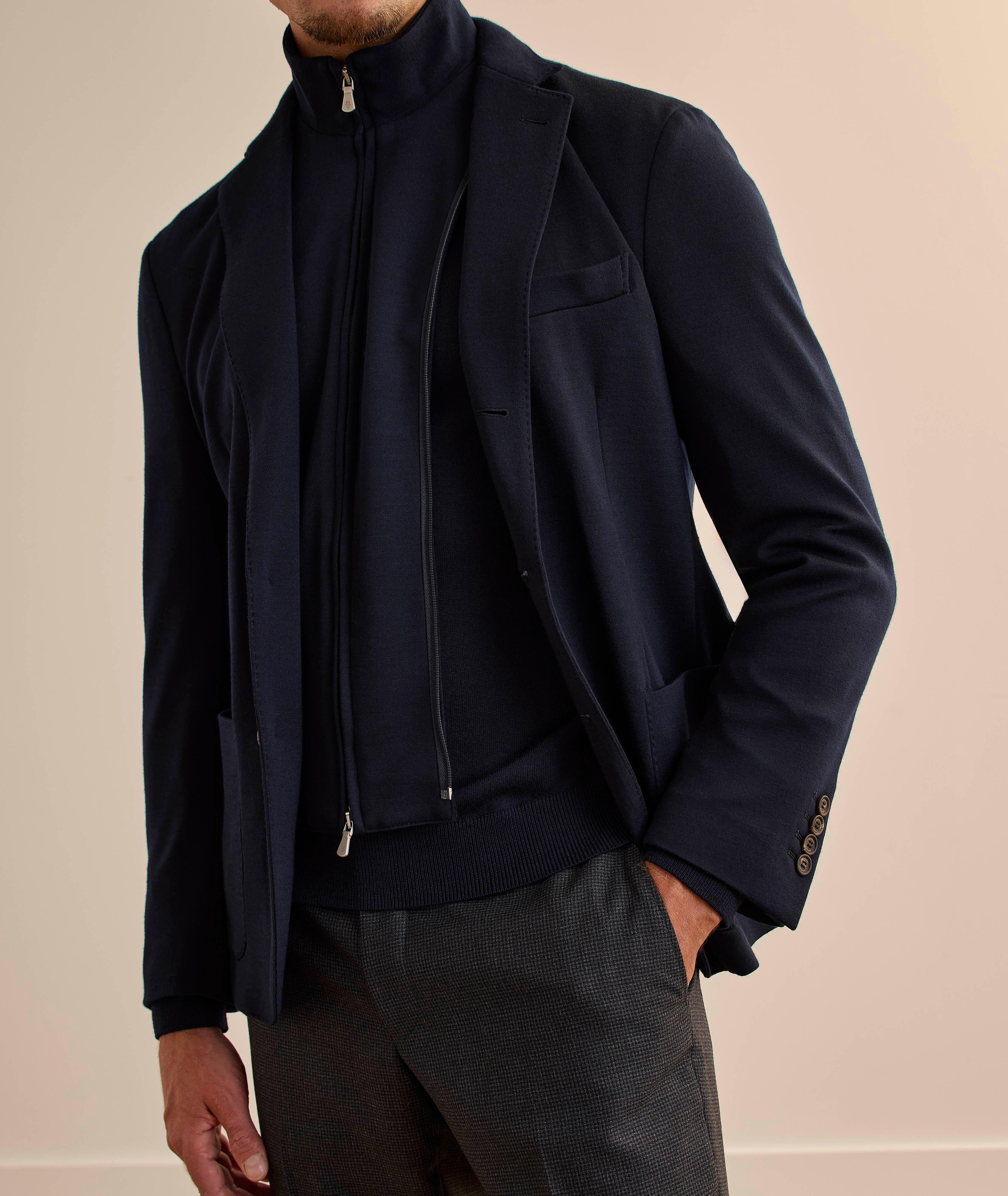 Veston en laine avec plastron amovible image 2