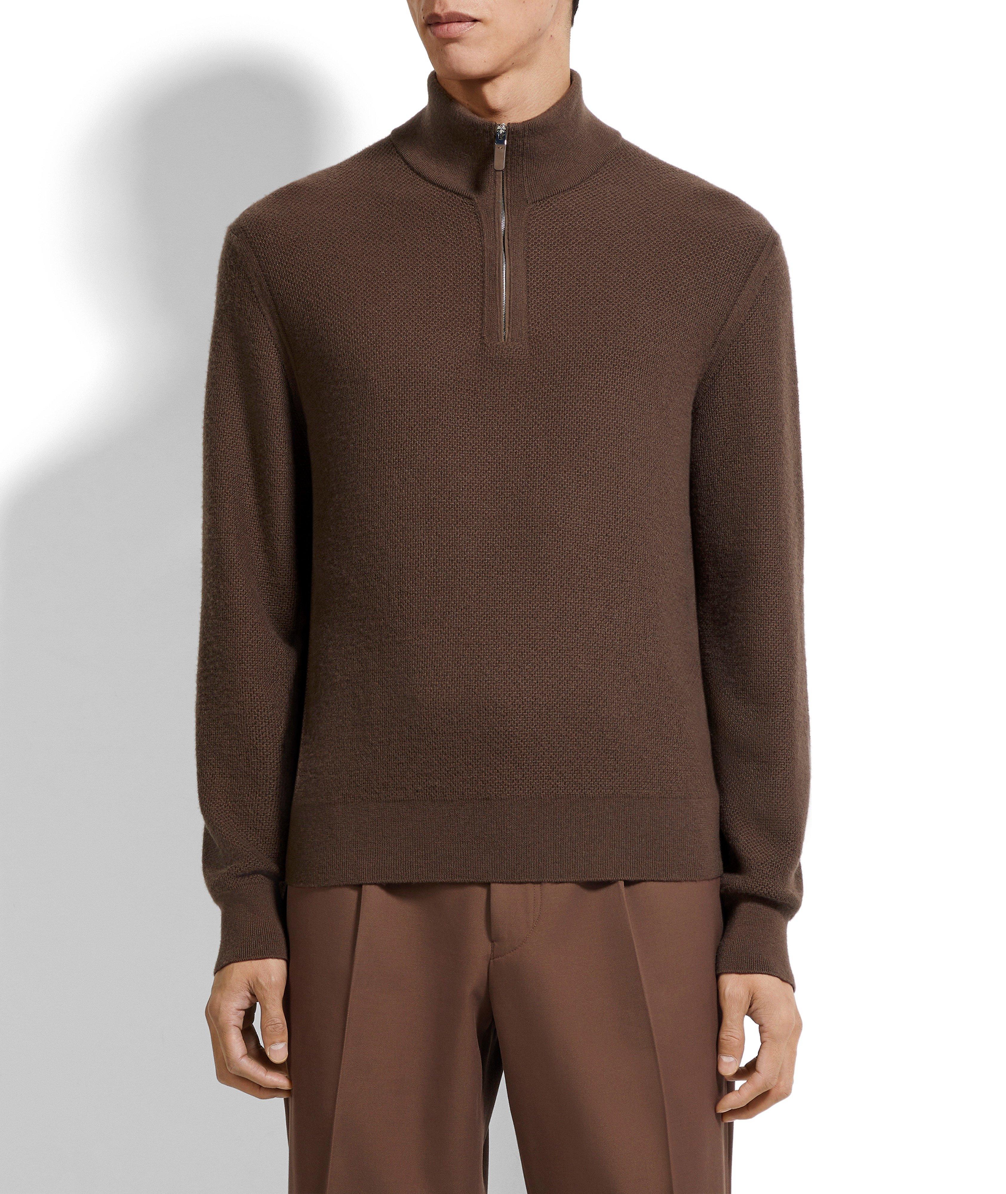 Pull à demi-zip Oasi Cashmere image 1