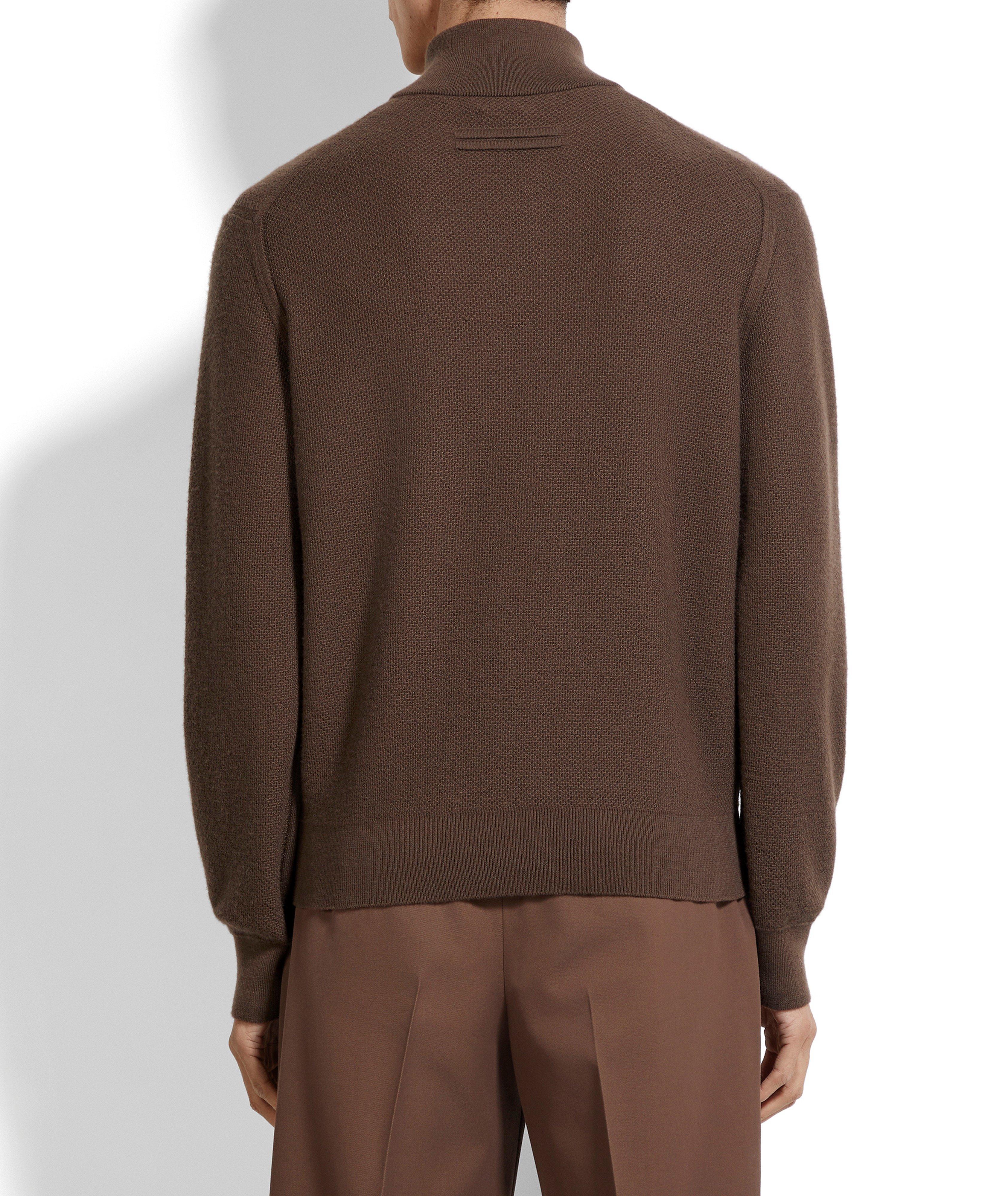 Pull à demi-zip Oasi Cashmere image 2