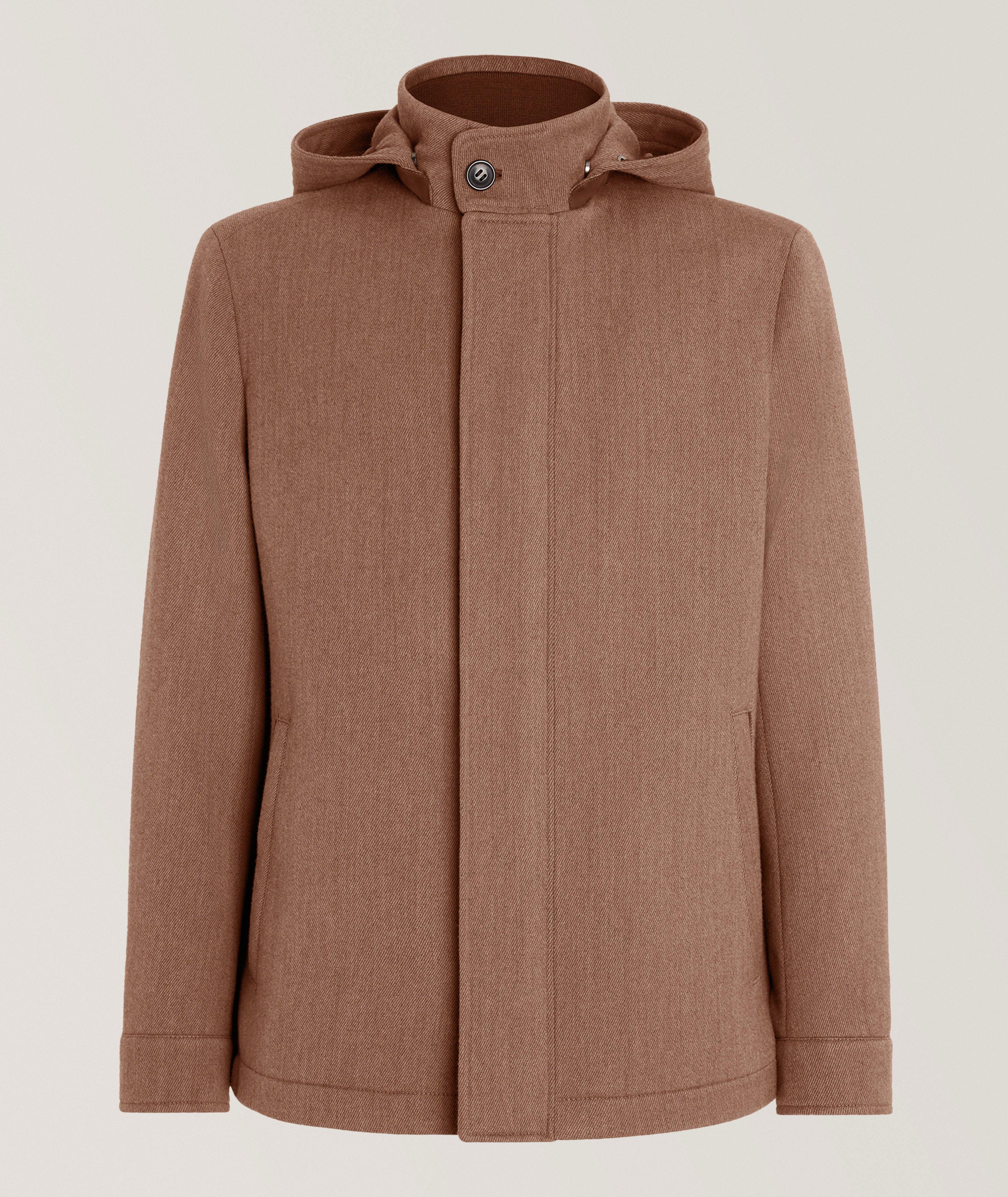 Wool-Cashmere Hooded Jacket image 0