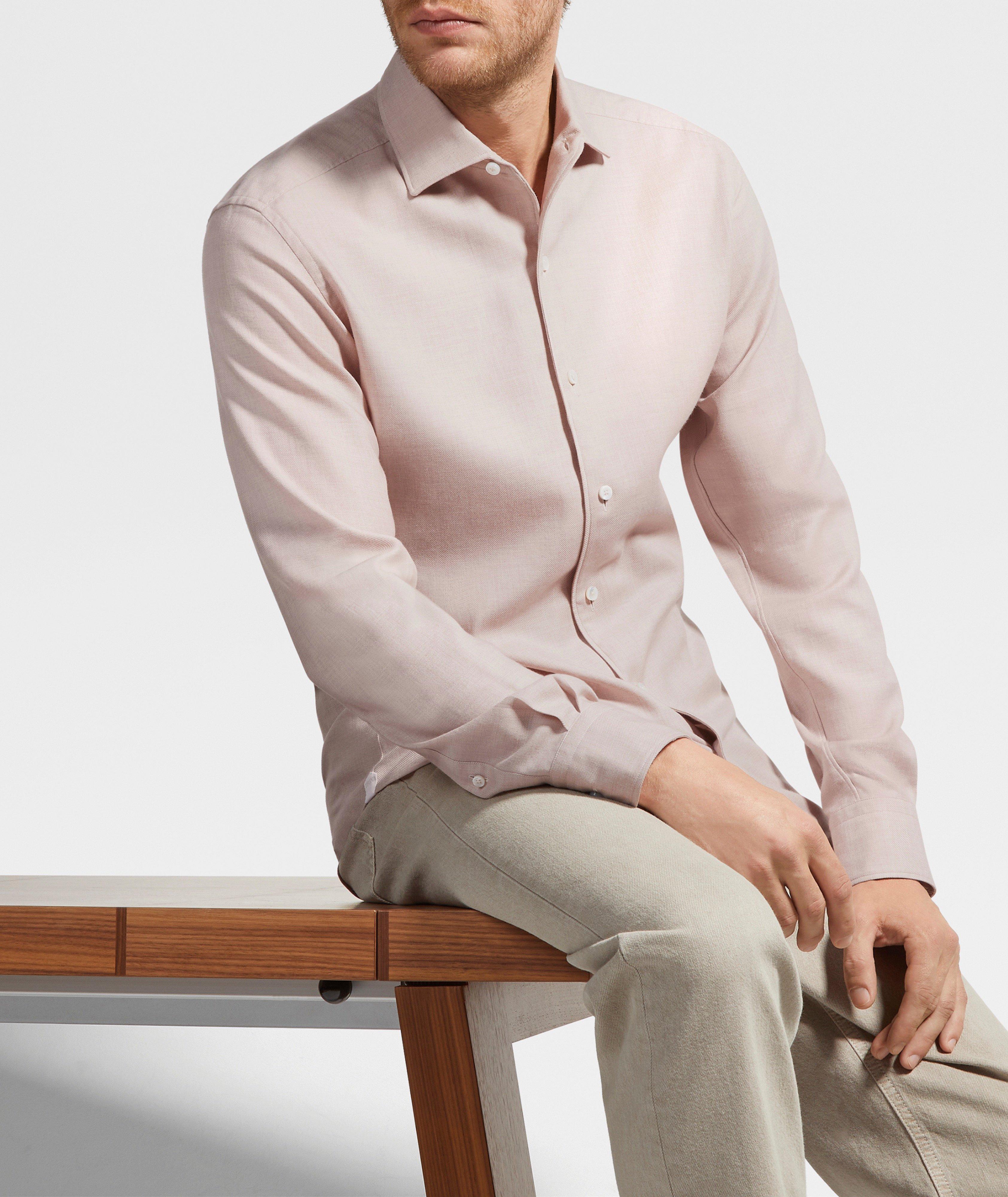 Chemise en coton et cachemire Cashco image 4