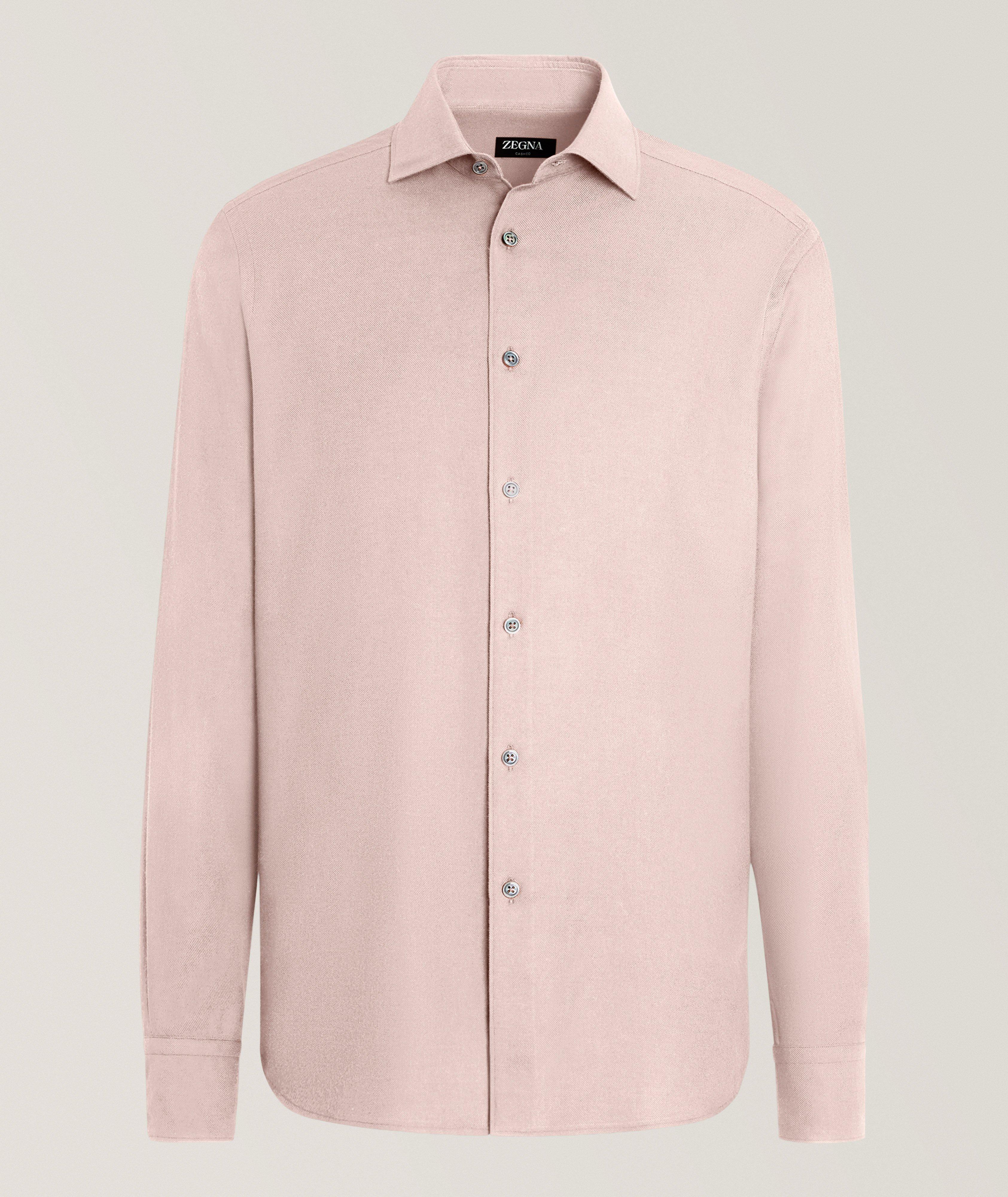 Chemise en coton et cachemire Cashco image 0
