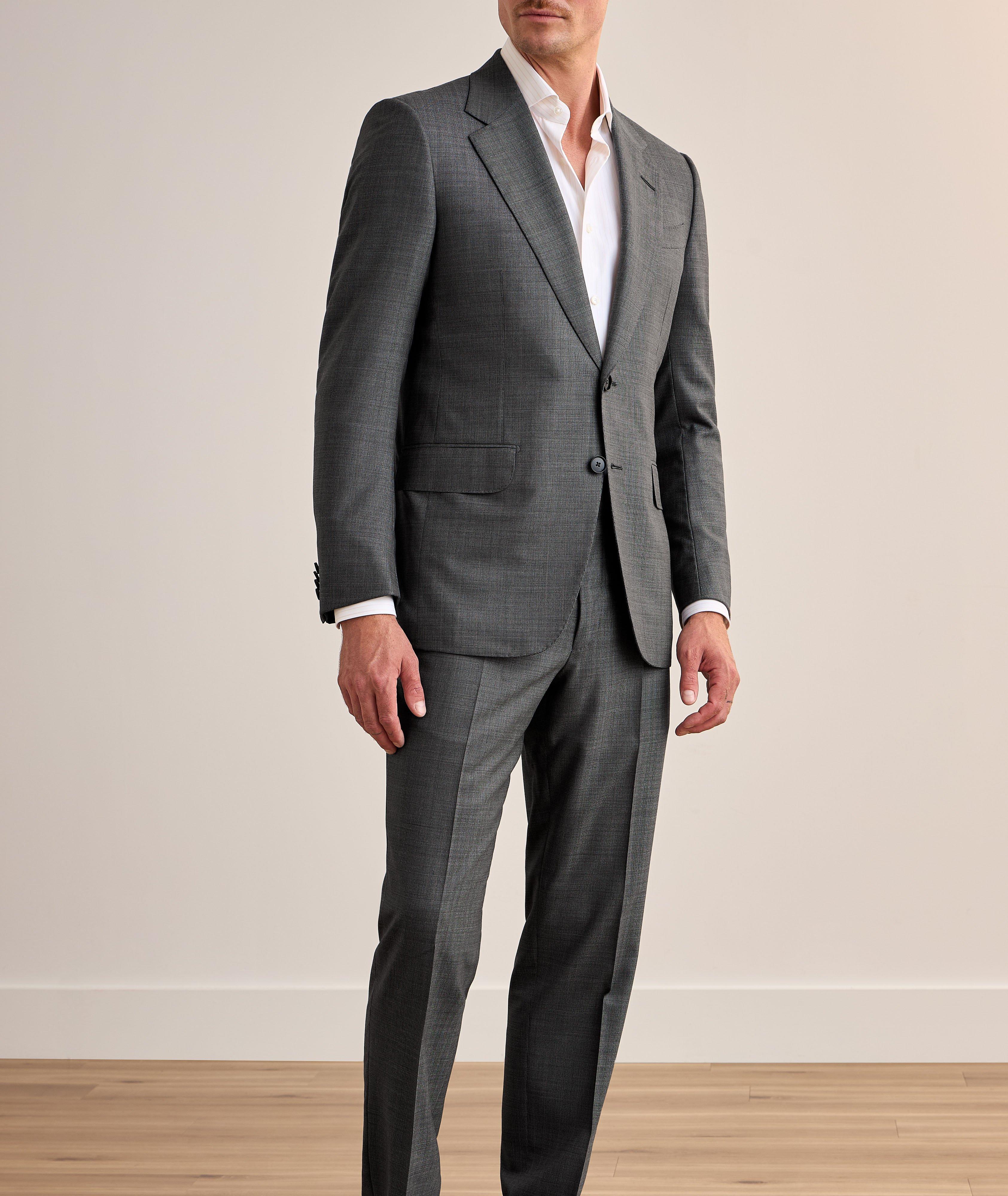 Pinstripe Centoventimila Wool Suit image 1
