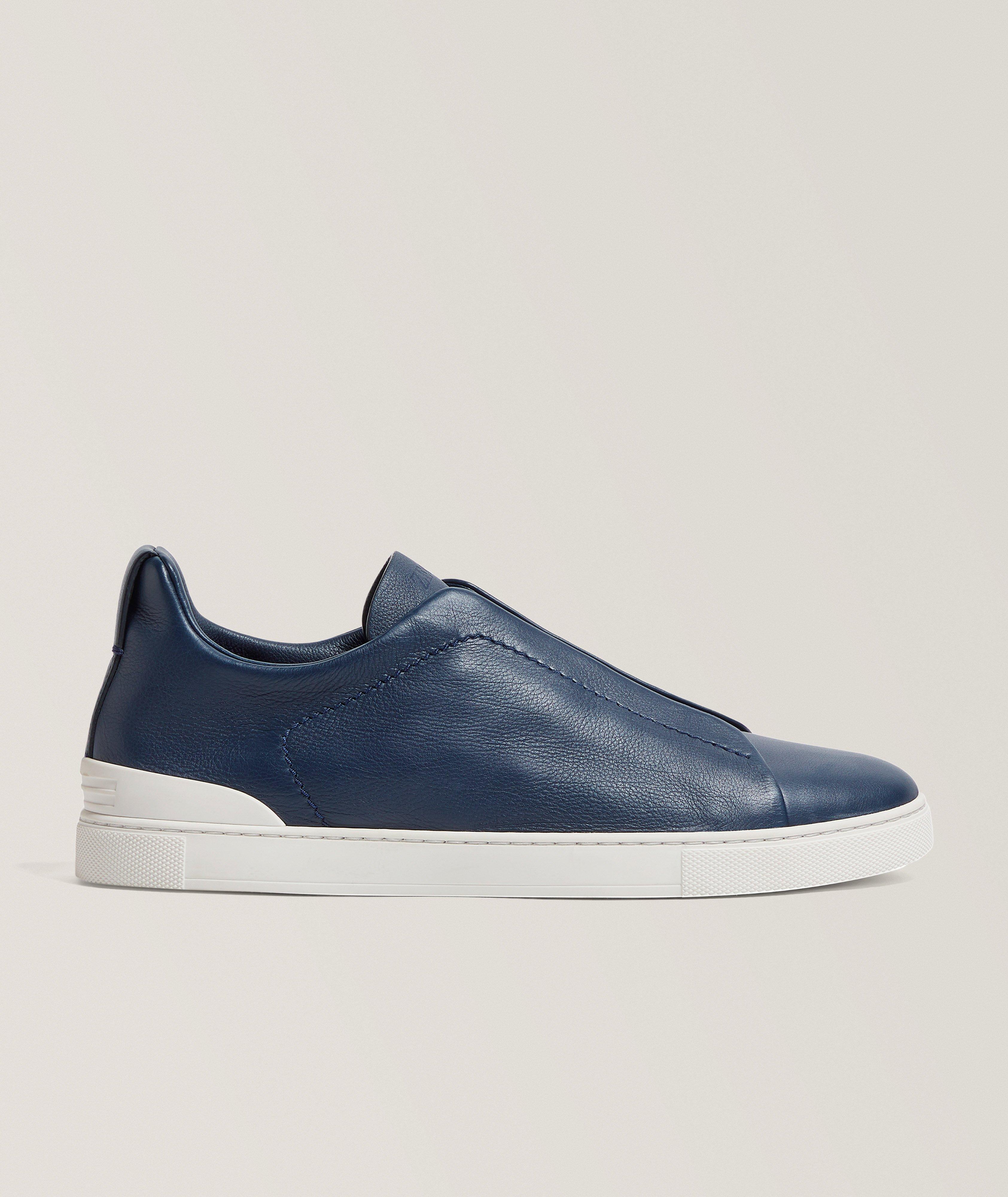 Chaussure sport en cuir Secondskin, collection Triple Stitch image 0