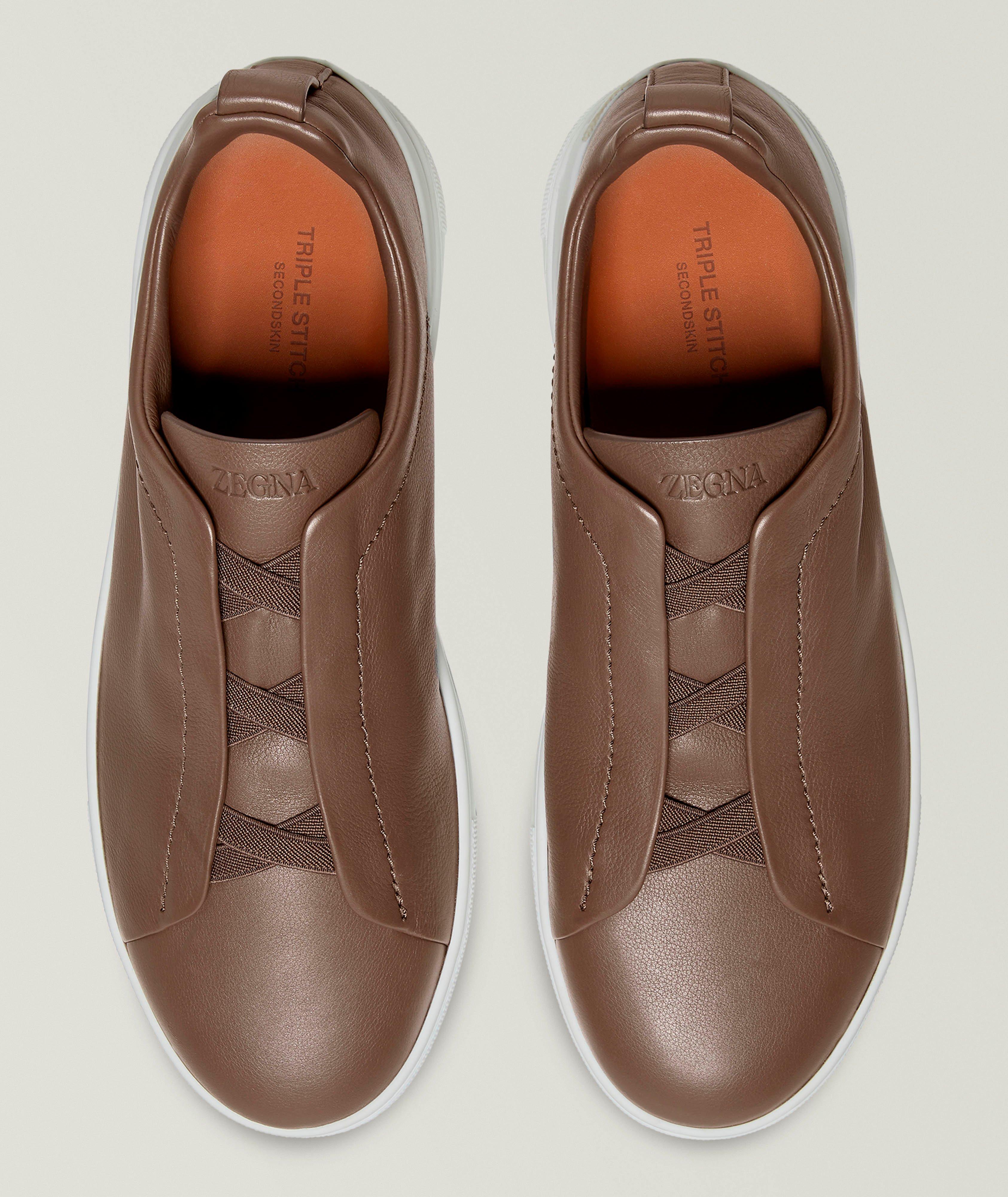 Chaussure sport en cuir Secondskin, collection Triple Stitch image 1