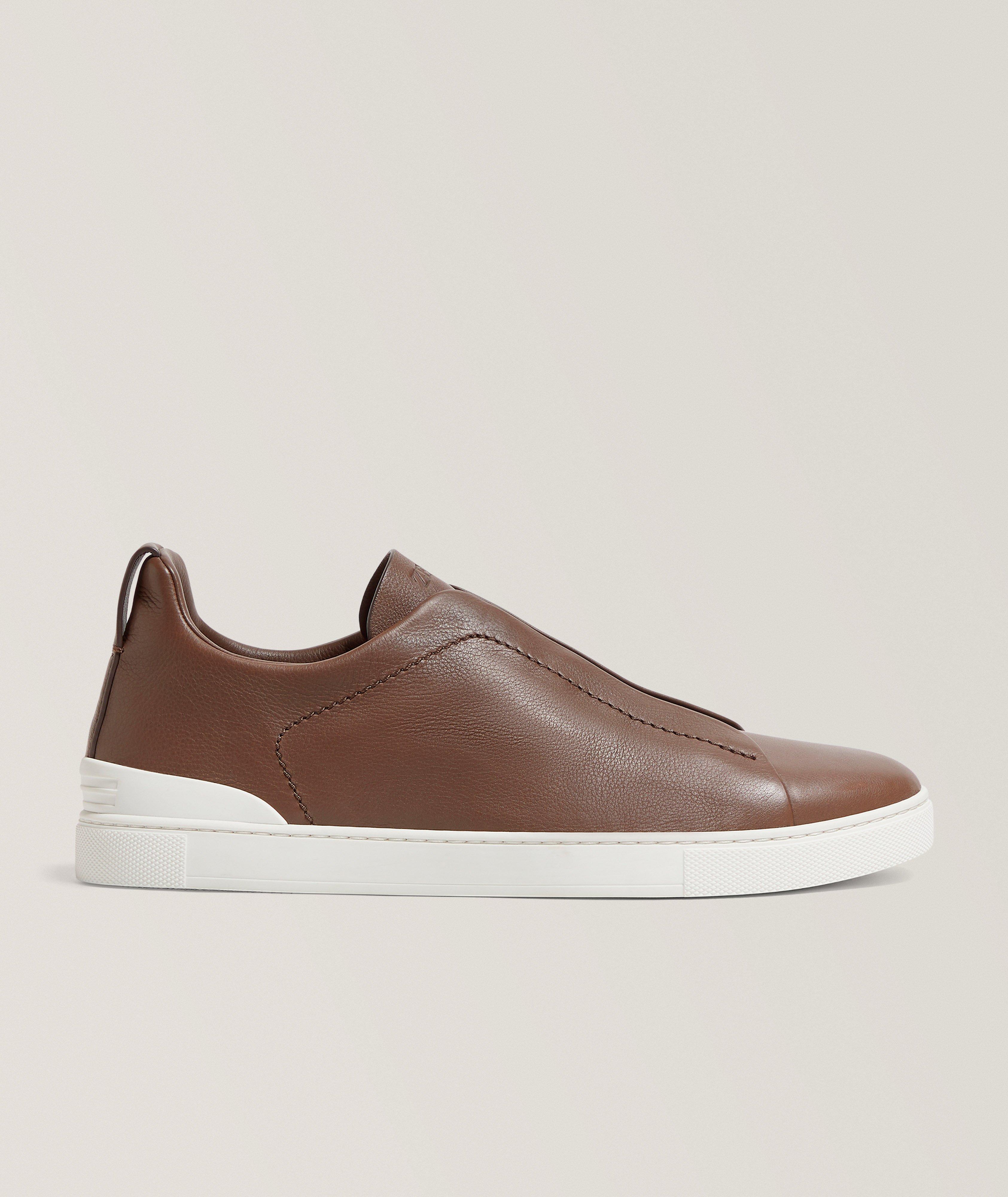 Chaussure sport en cuir Secondskin, collection Triple Stitch image 0