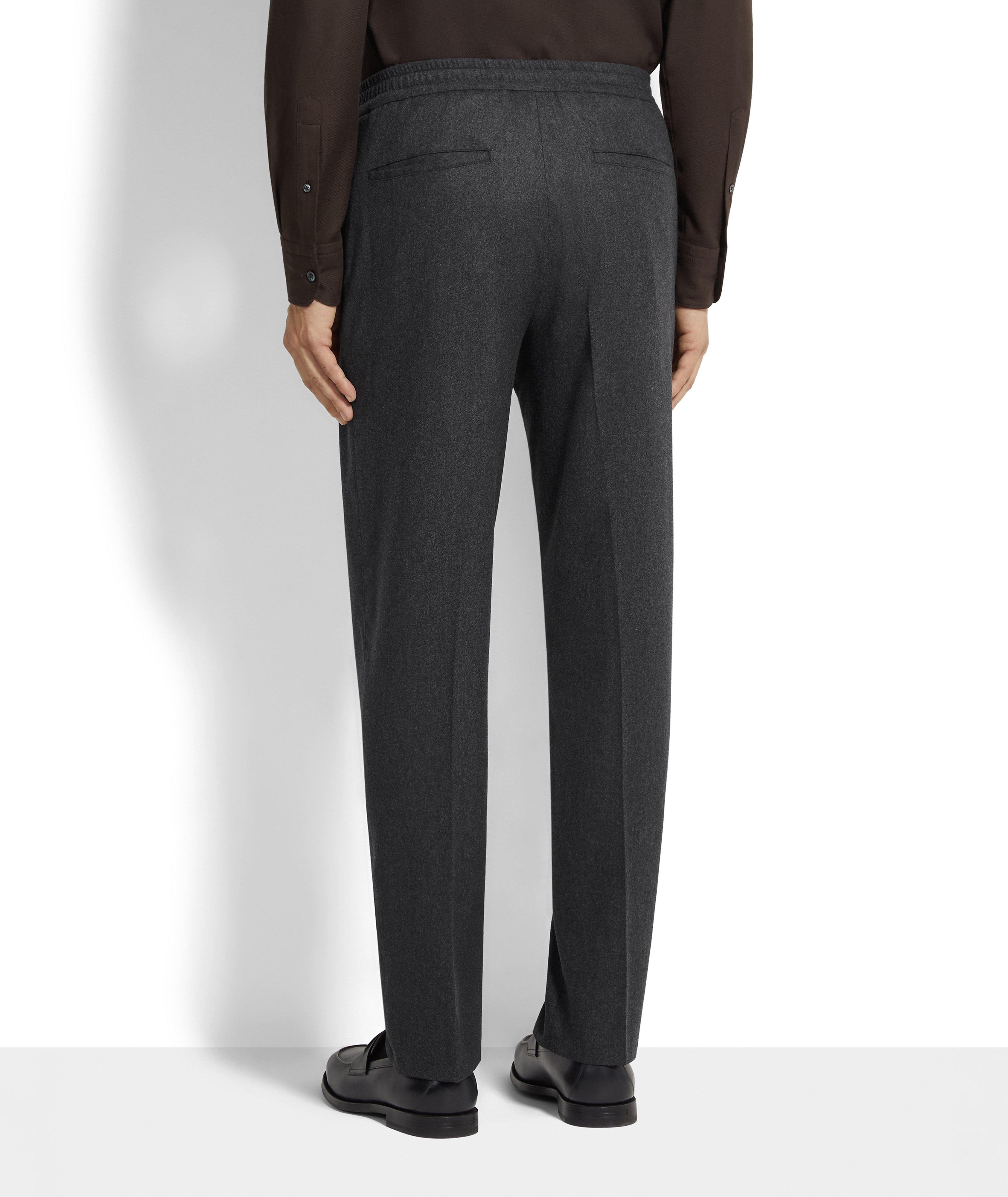 Pantalon habillé en laine, soie et cachemire image 2