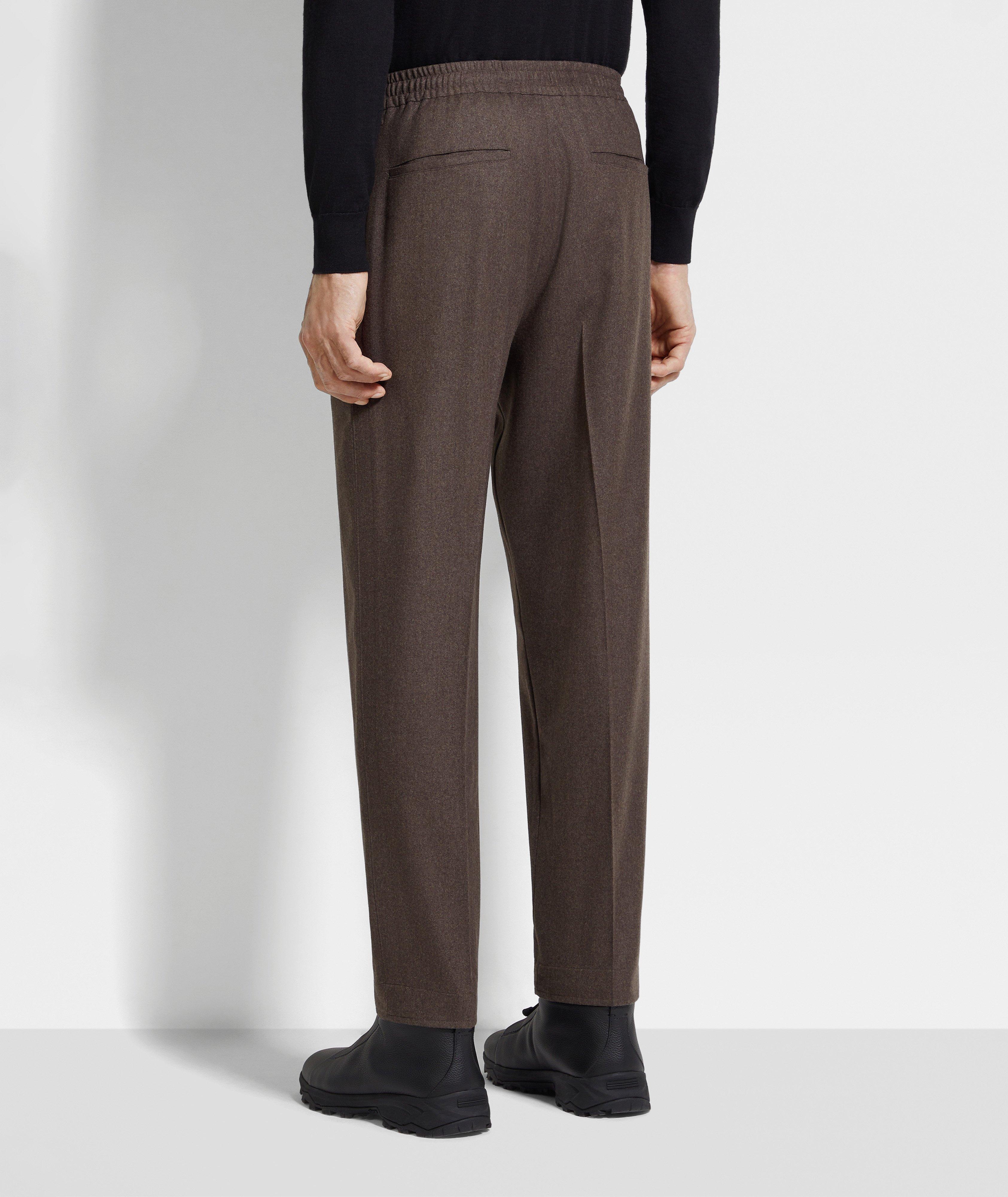 Pantalon habillé en laine, soie et cachemire image 2