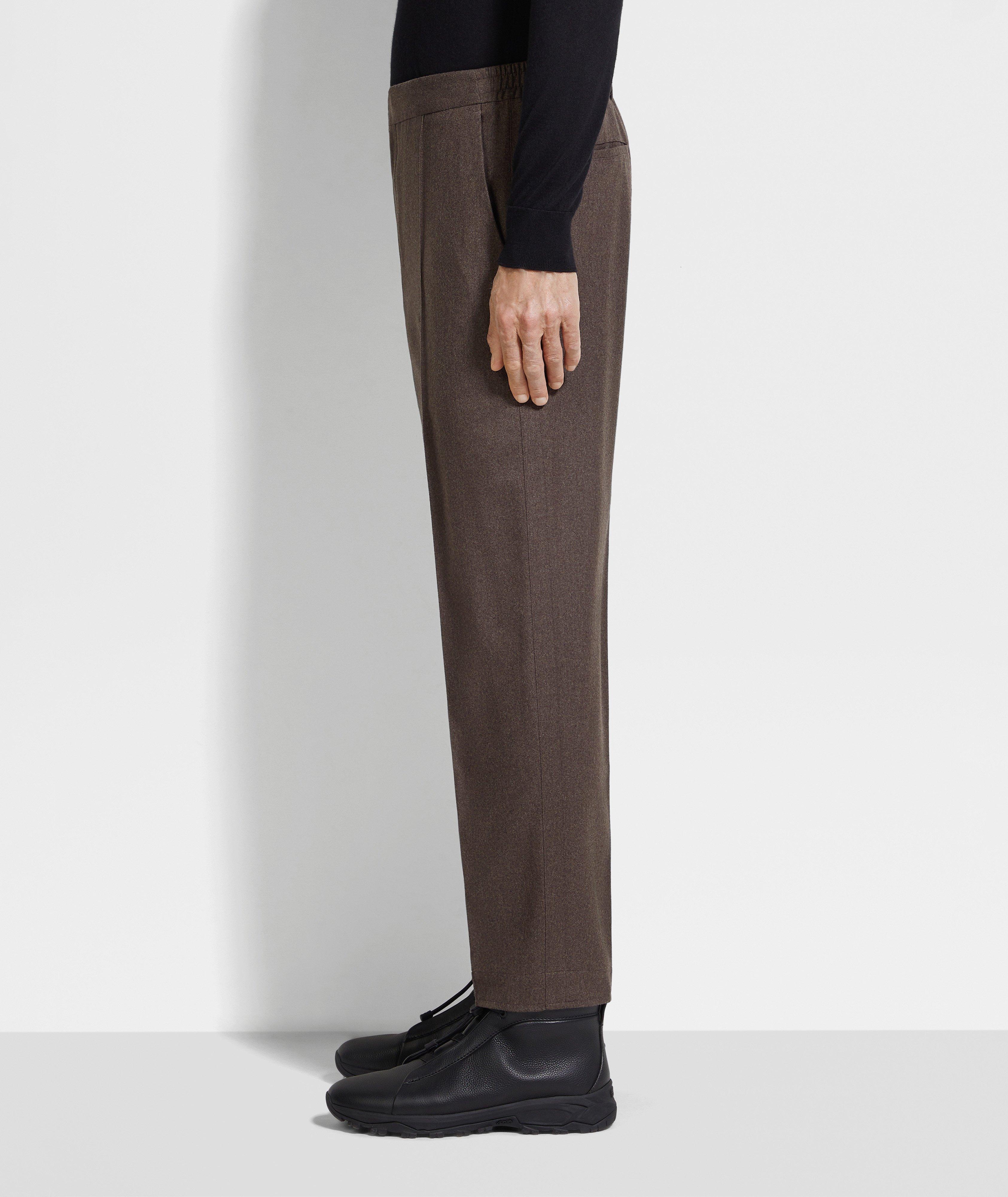 Pantalon habillé en laine, soie et cachemire image 4