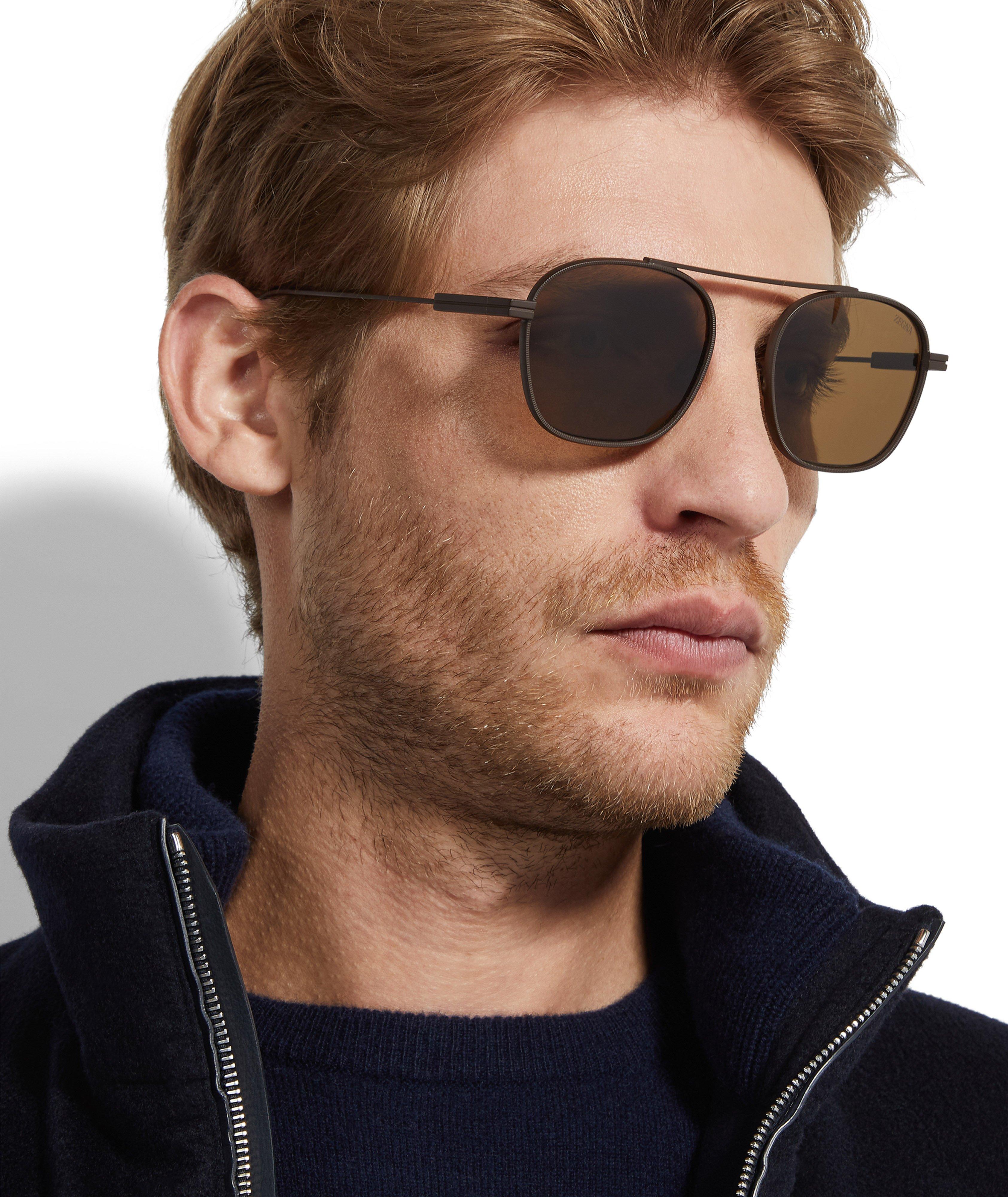 Orizzonte 1 Metal Round Sunglasses image 3