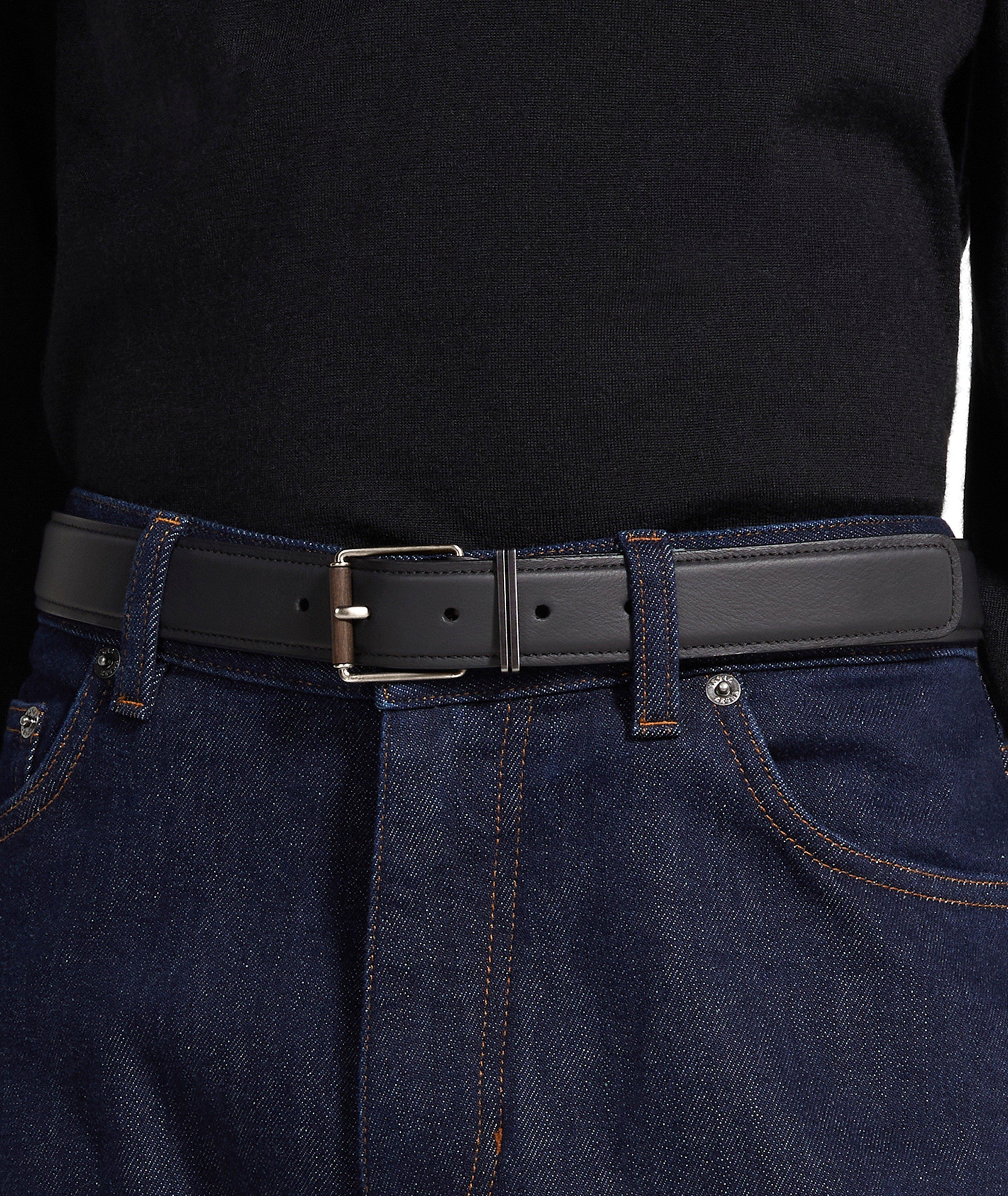 Ceinture en cuir lisse image 2