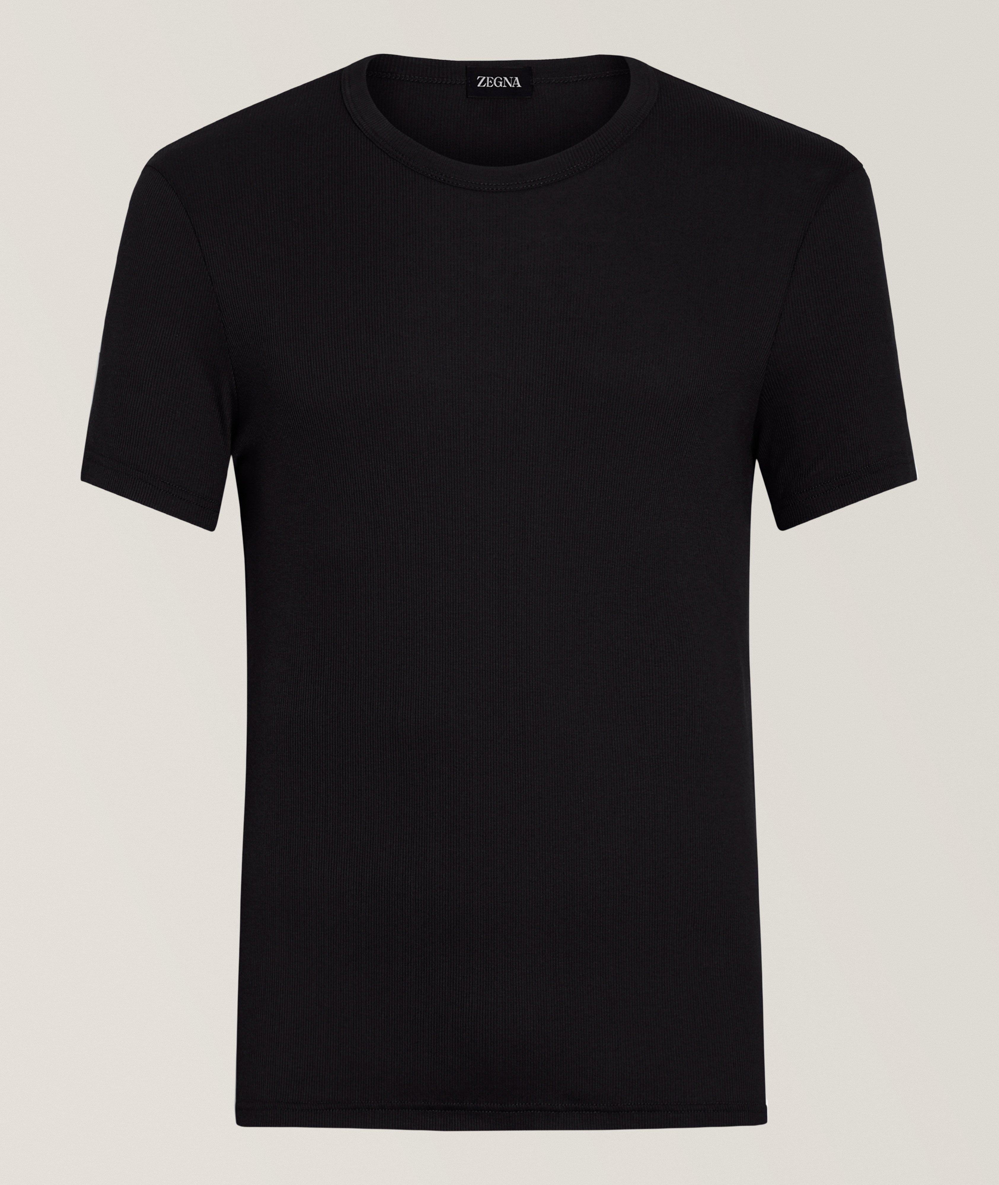 Cotton-Modal Crewneck T-Shirt image 0