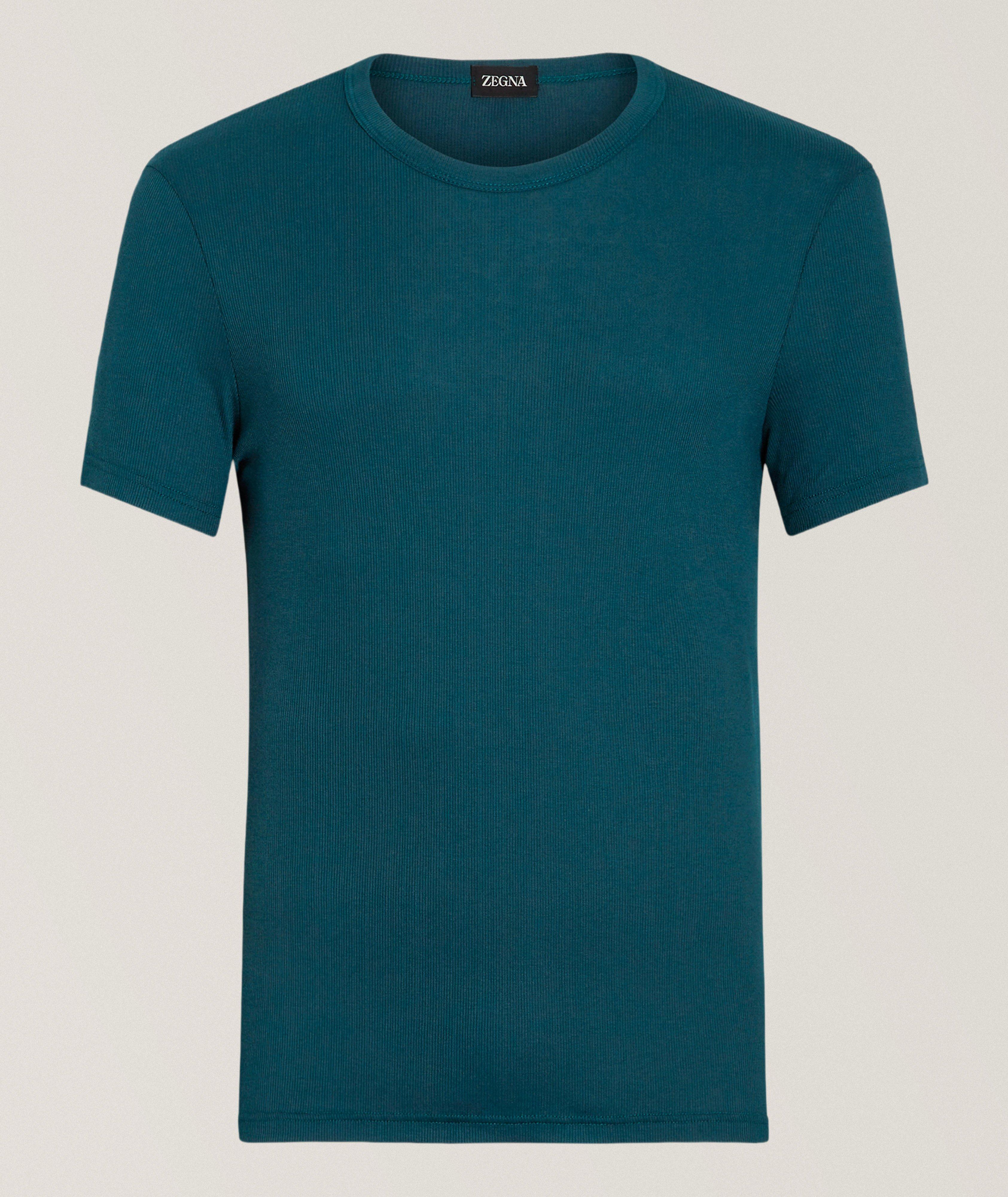 Cotton-Modal Crewneck T-Shirt image 0