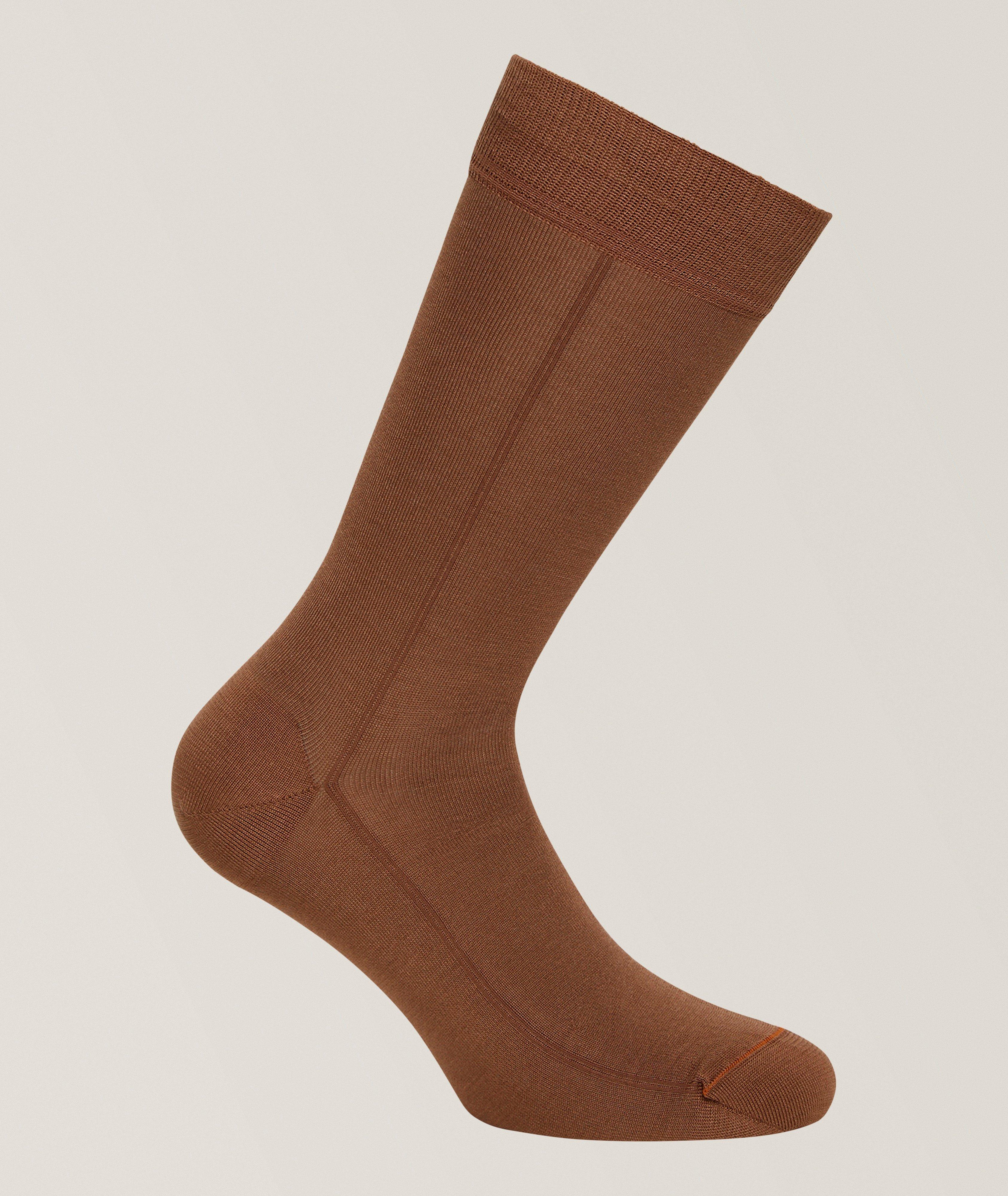 Cotton-Blend Mid-Calf Socks image 1