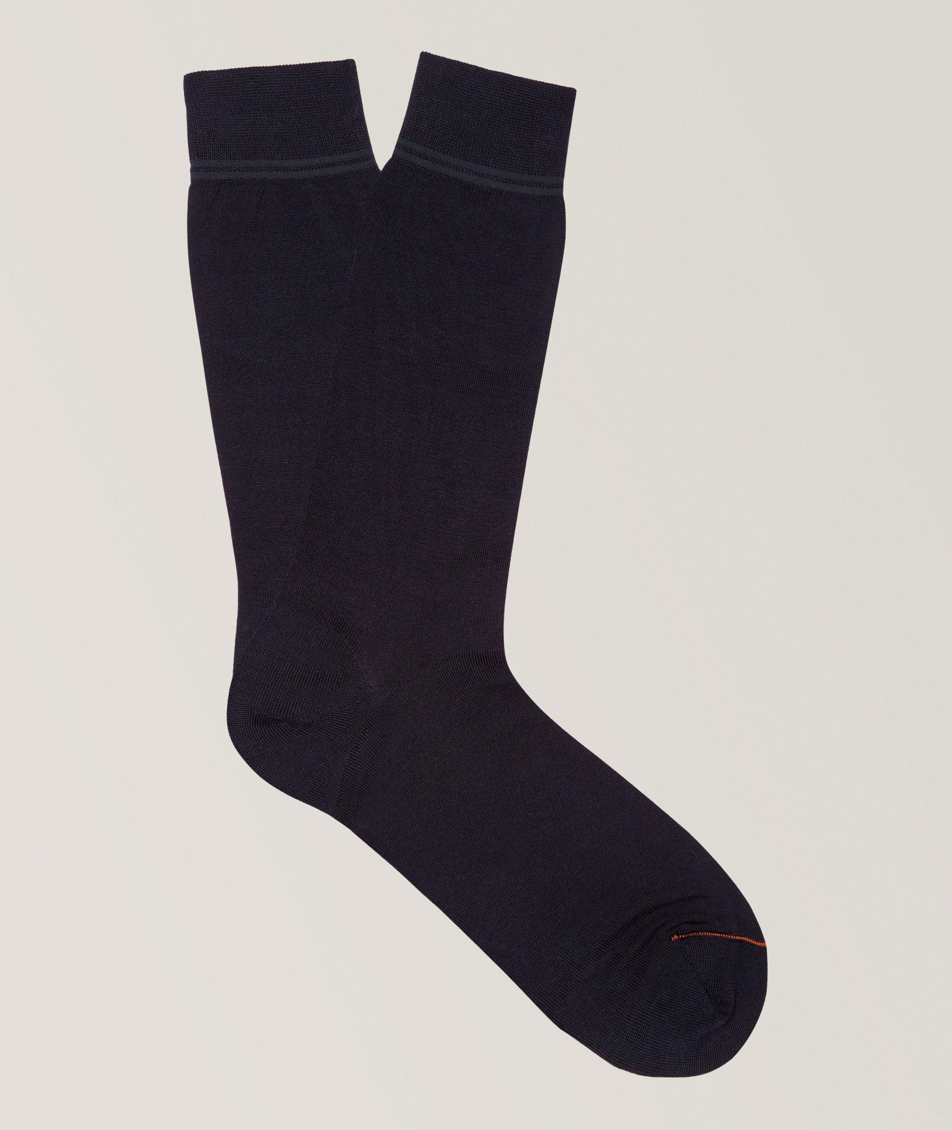 Cotton-Blend Mid-Calf Socks image 0