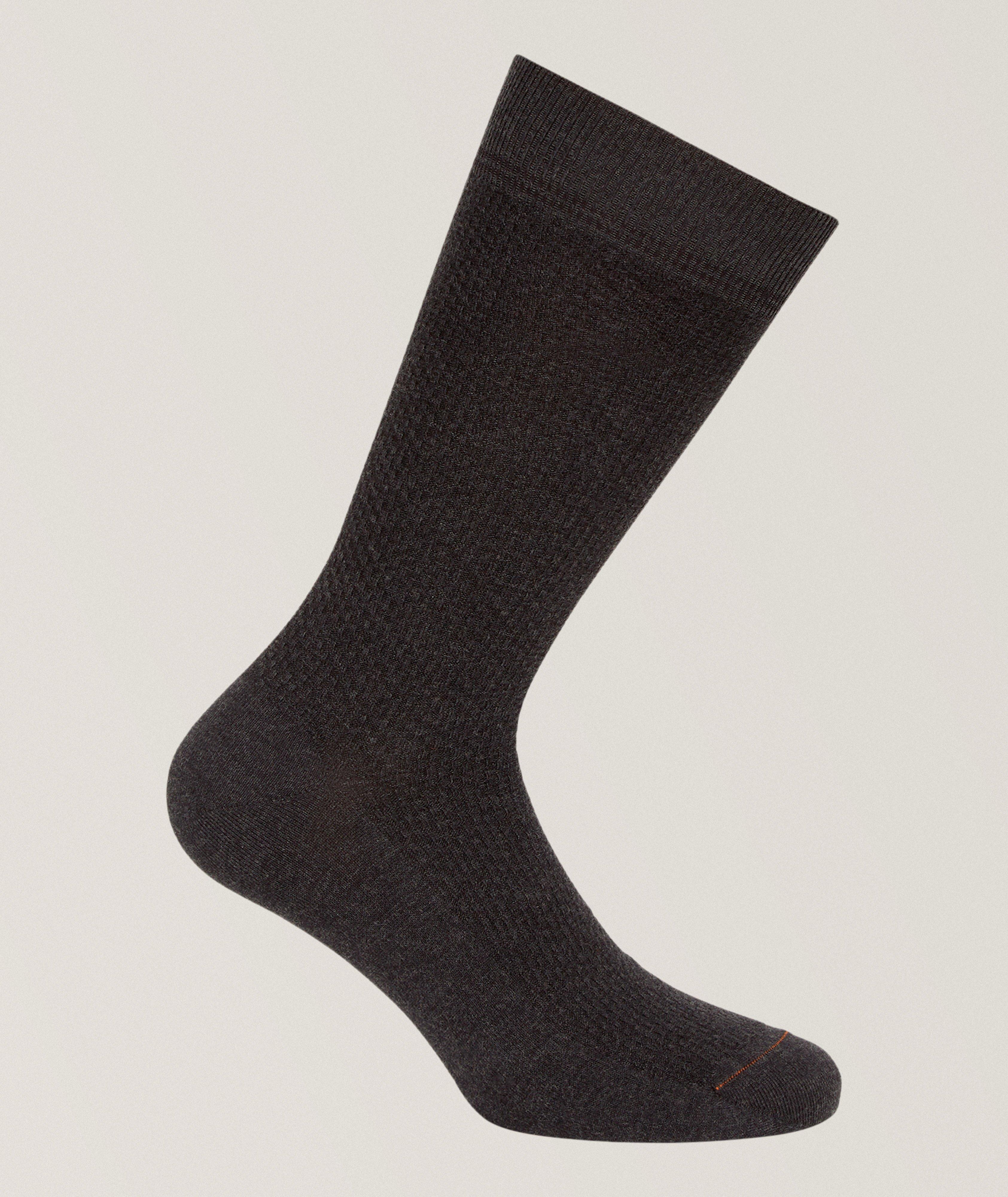 Chaussettes mi-mollet en coton mélangé image 1