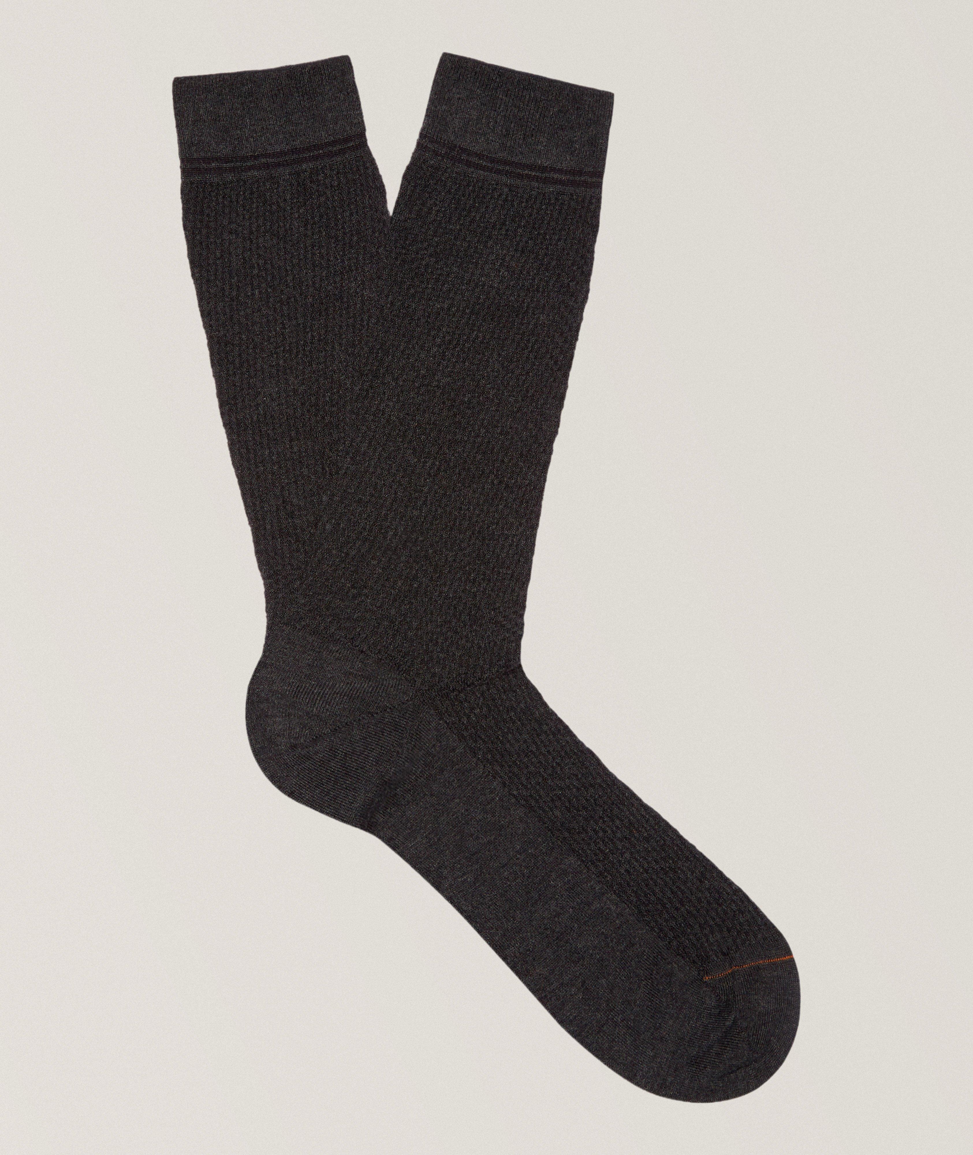 Chaussettes mi-mollet en coton mélangé image 0