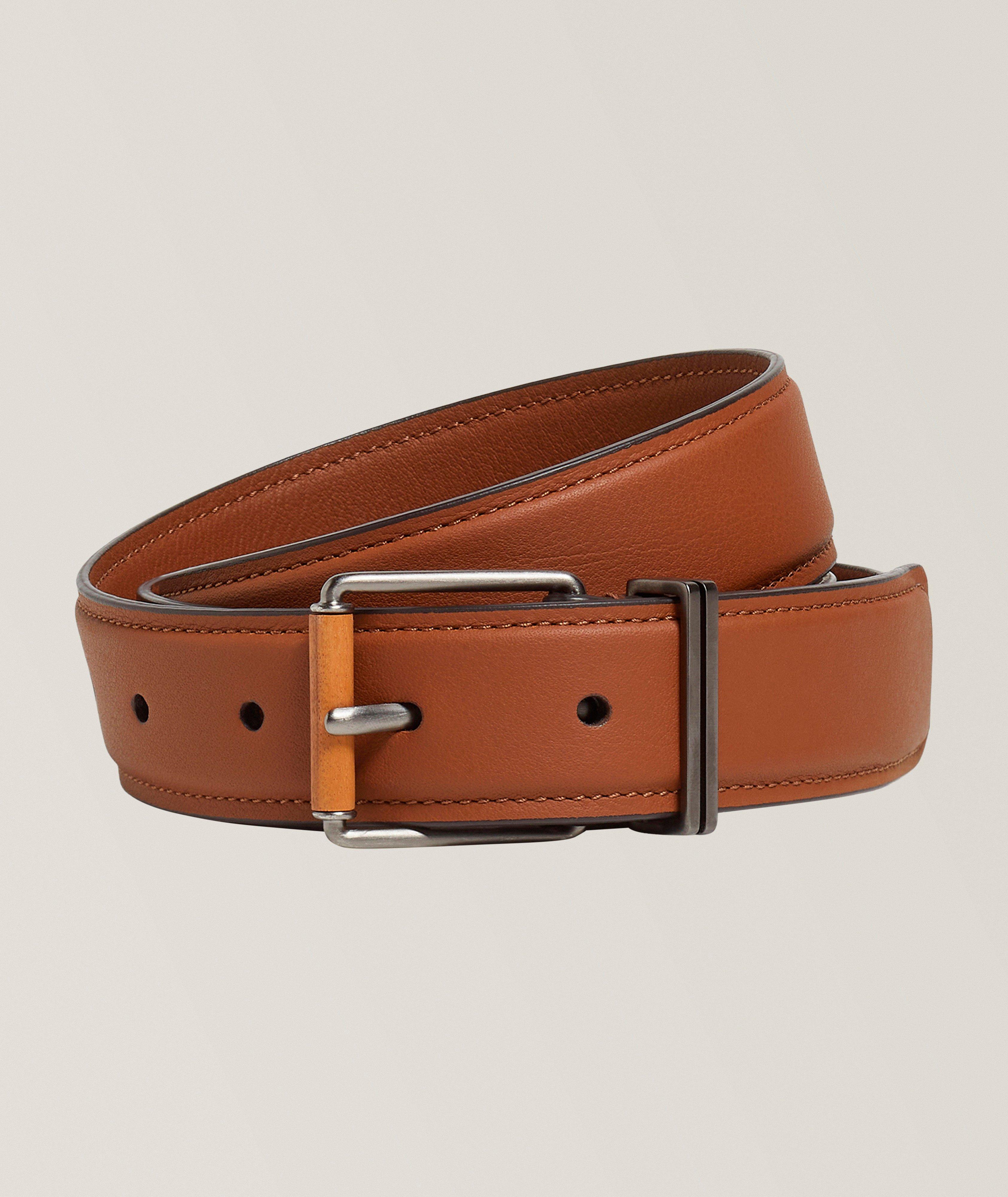 ZEGNA Reversible Leather Belt | Belts | Harry Rosen