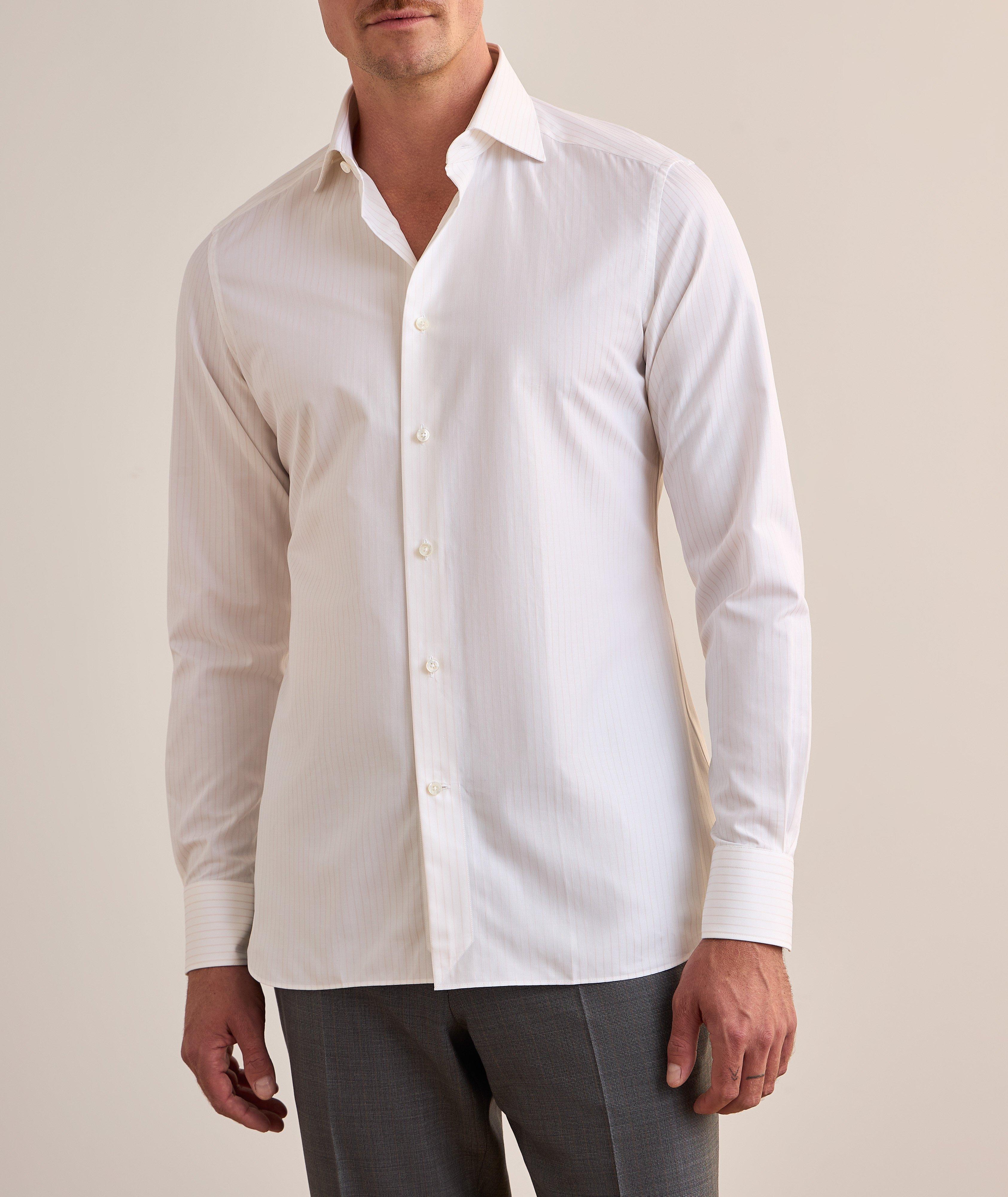 Chemise habillée en coton Trecapi à rayures image 1