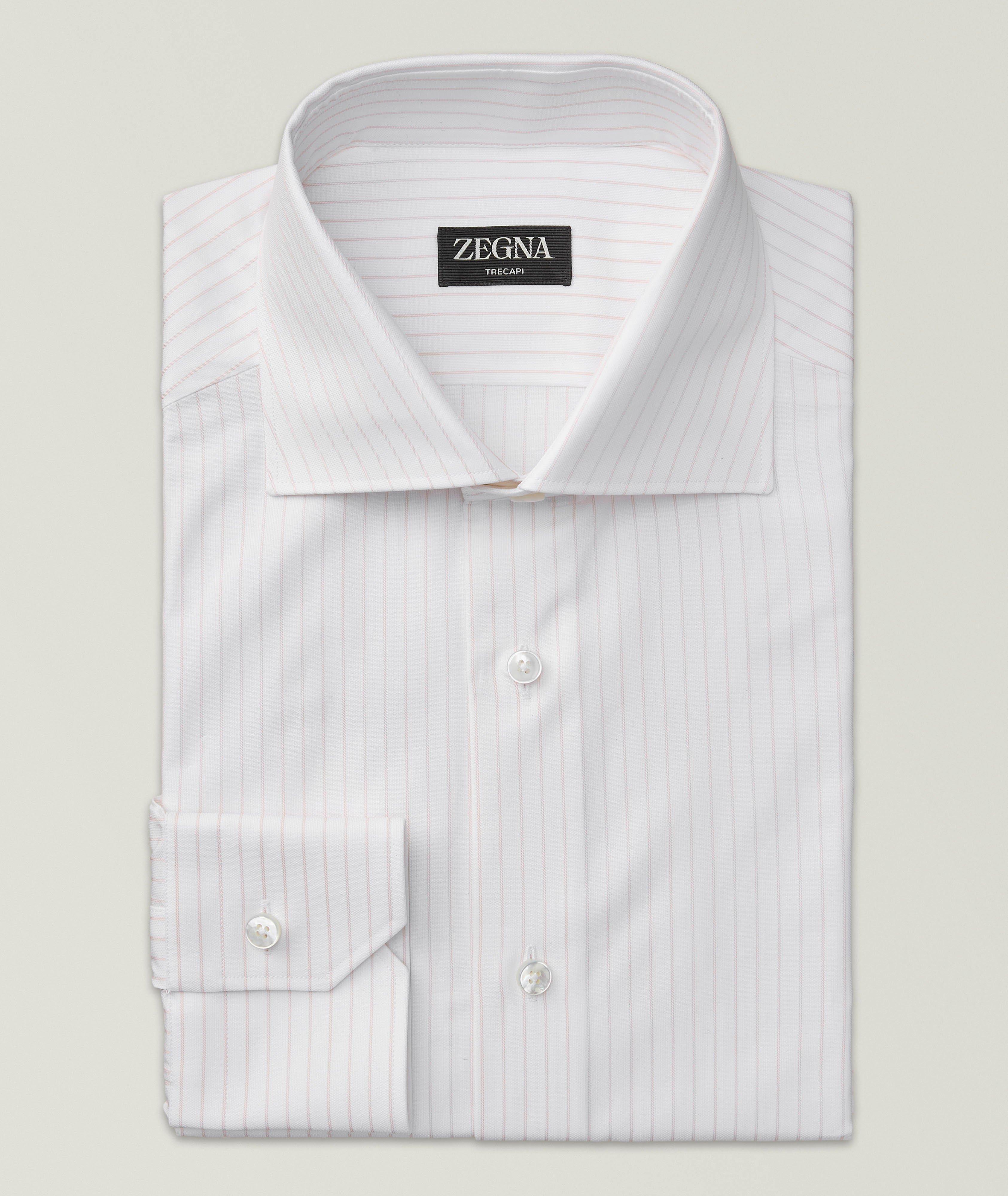 Chemise habillée en coton Trecapi à rayures image 0