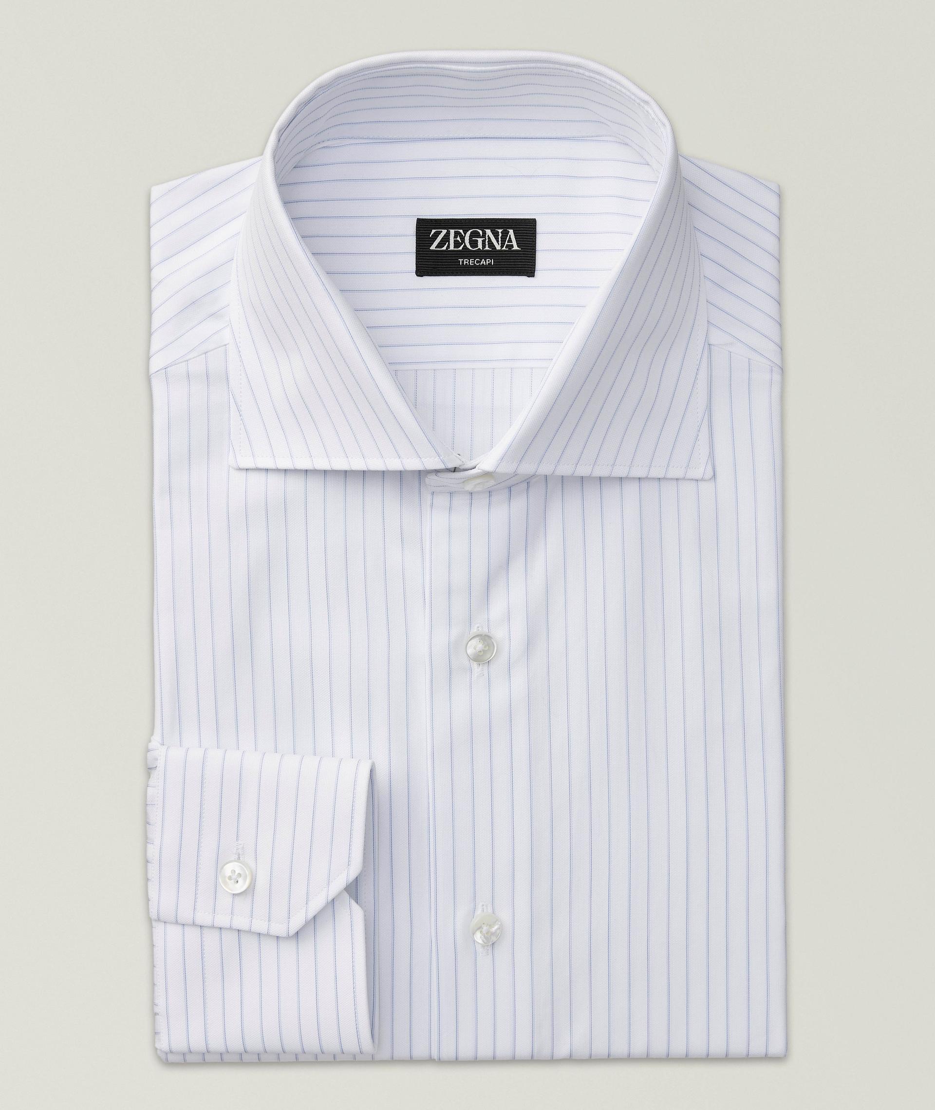 Chemise habillée en coton Trecapi à rayures image 0