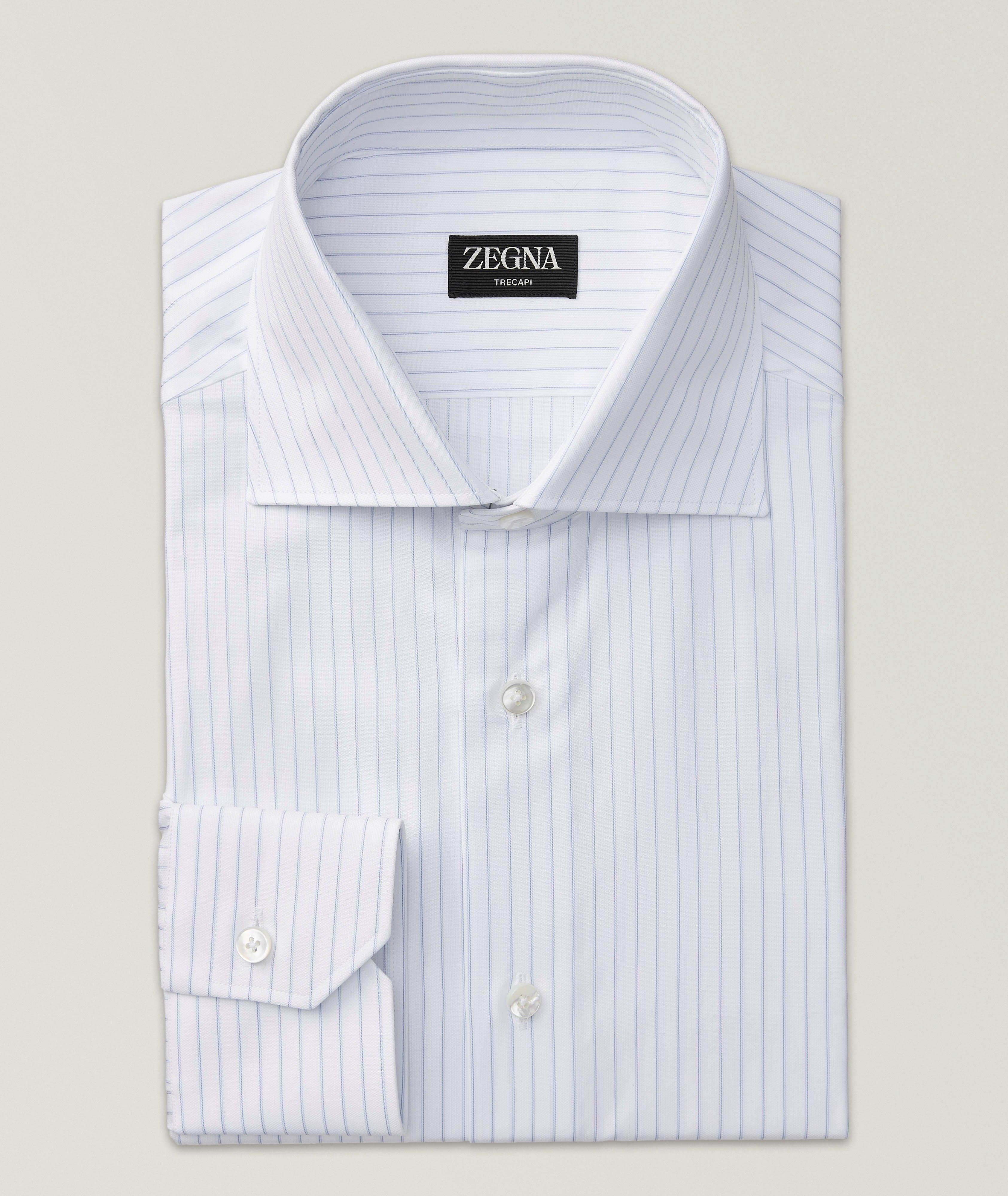 Chemise habillée en coton Trecapi à rayures image 0