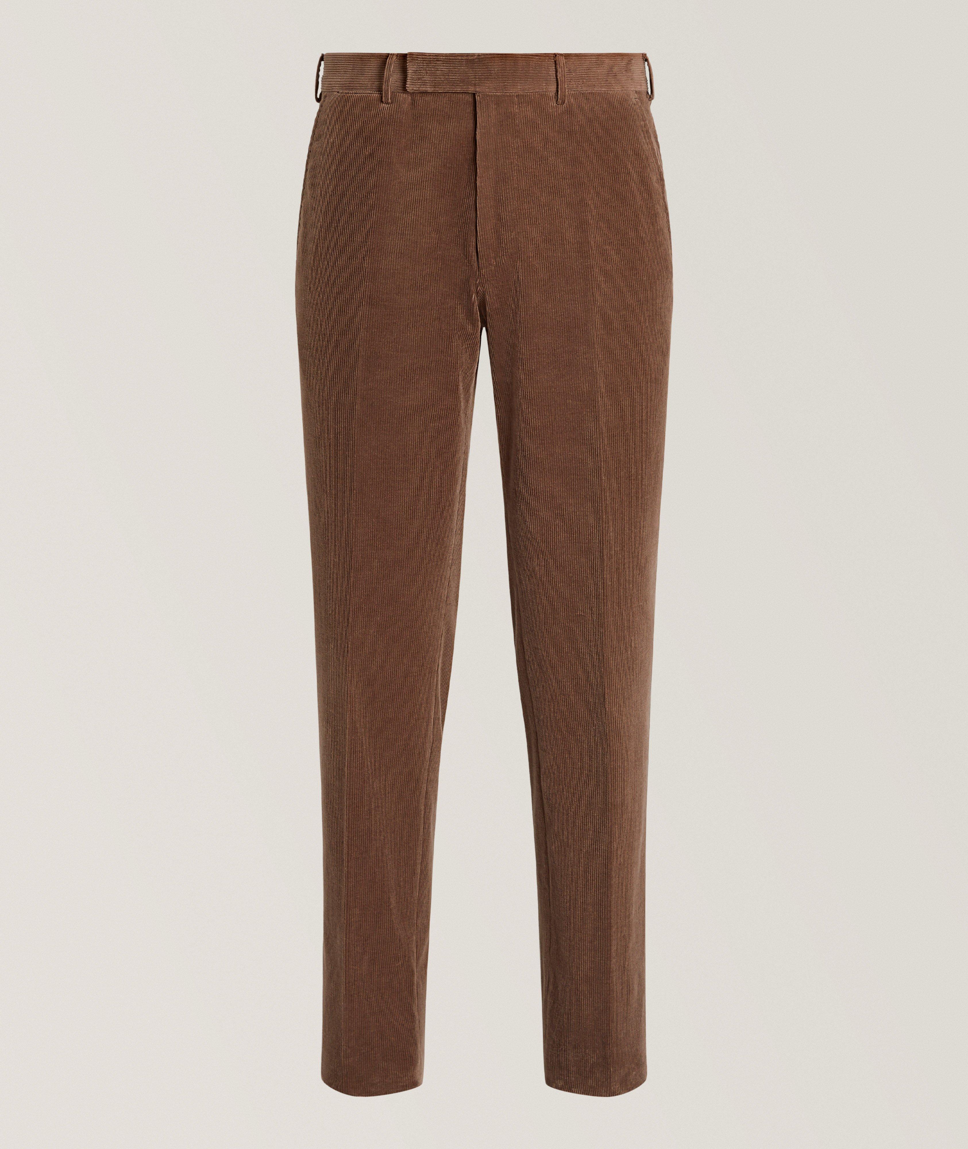Slim-Fit Corduroy Cashco Pants image 0
