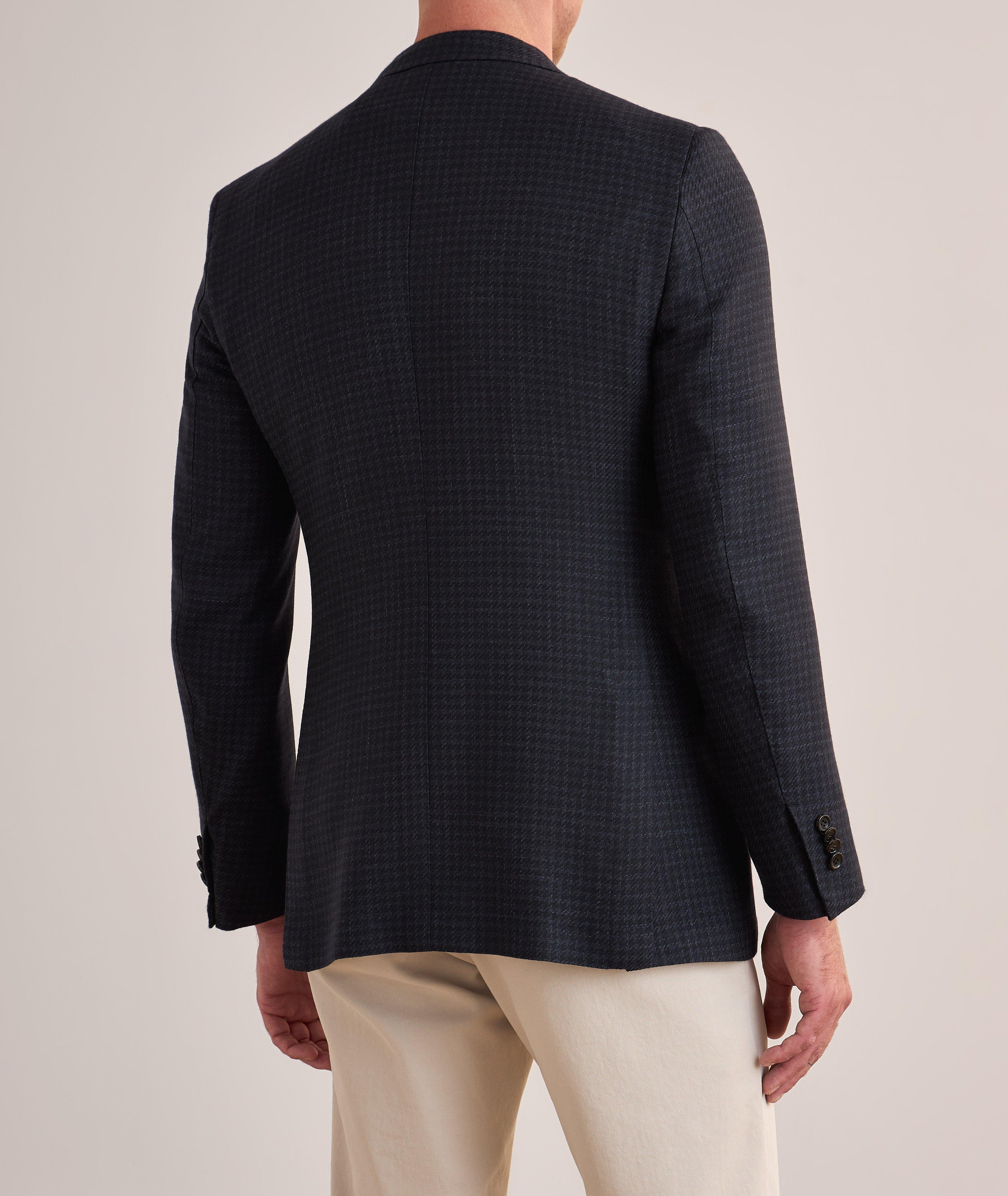 Macro-Check Wool Sport Jacket image 2