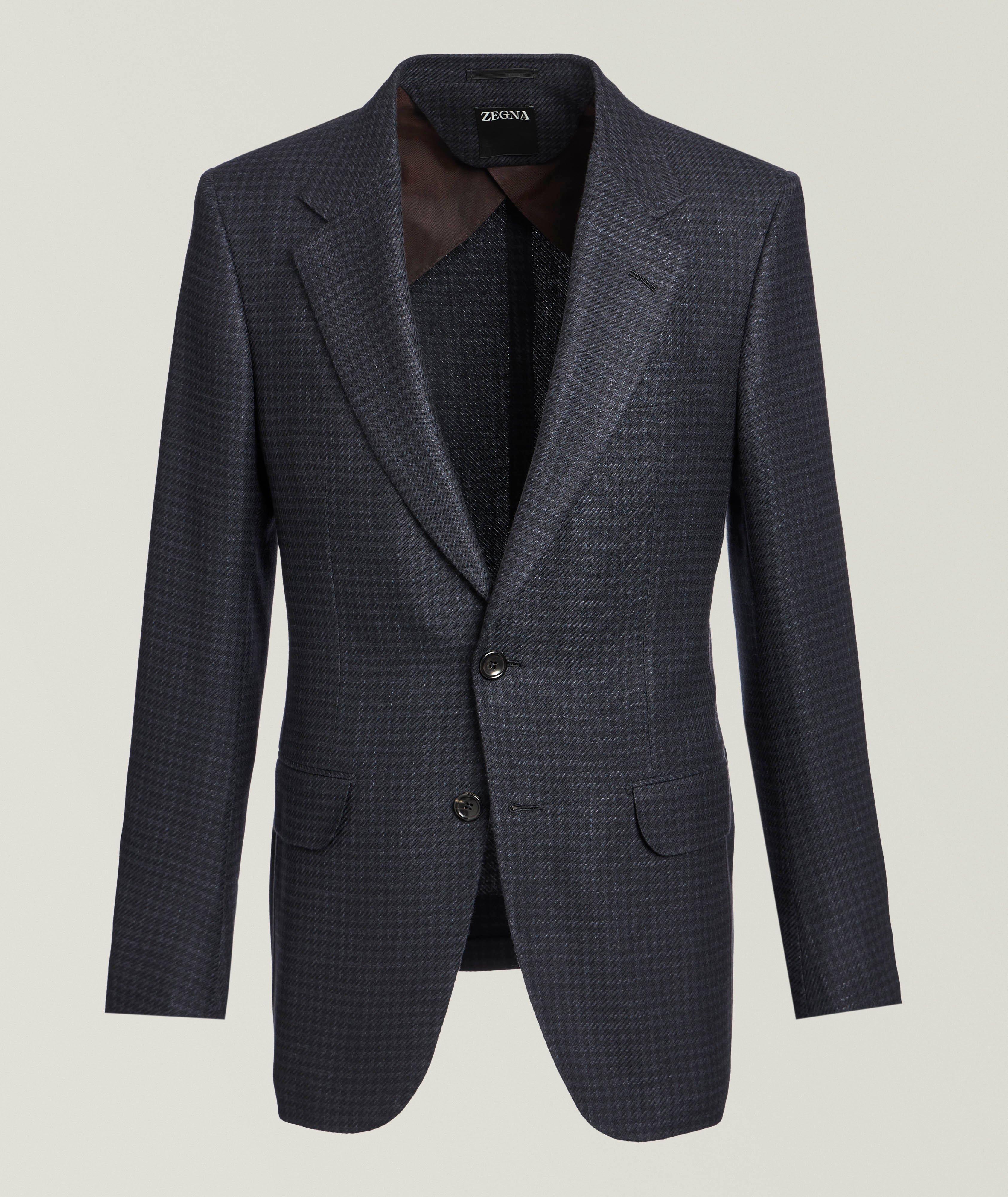Macro-Check Wool Sport Jacket image 0