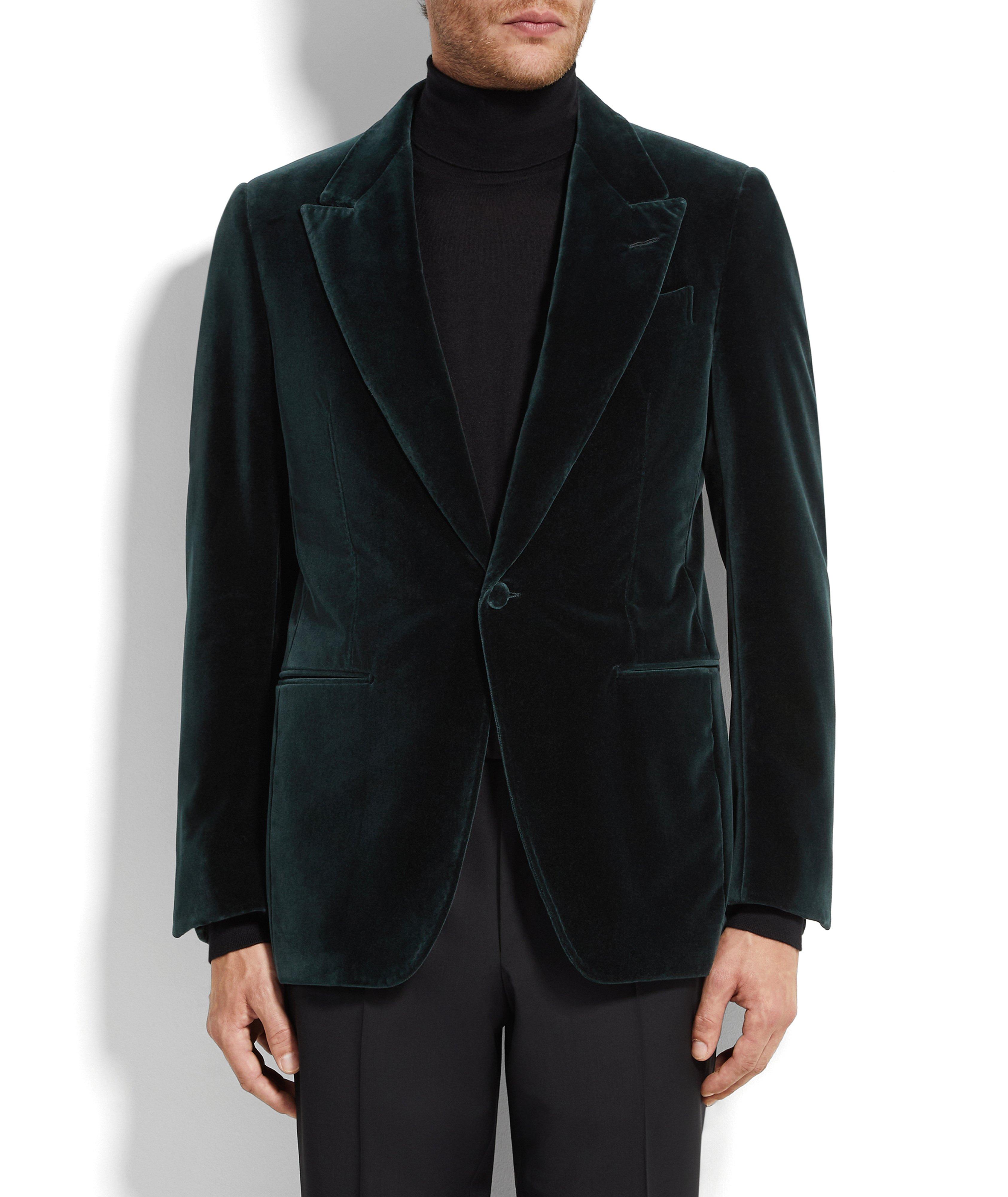 Velvet Peak Lapel Sport Jacket image 1