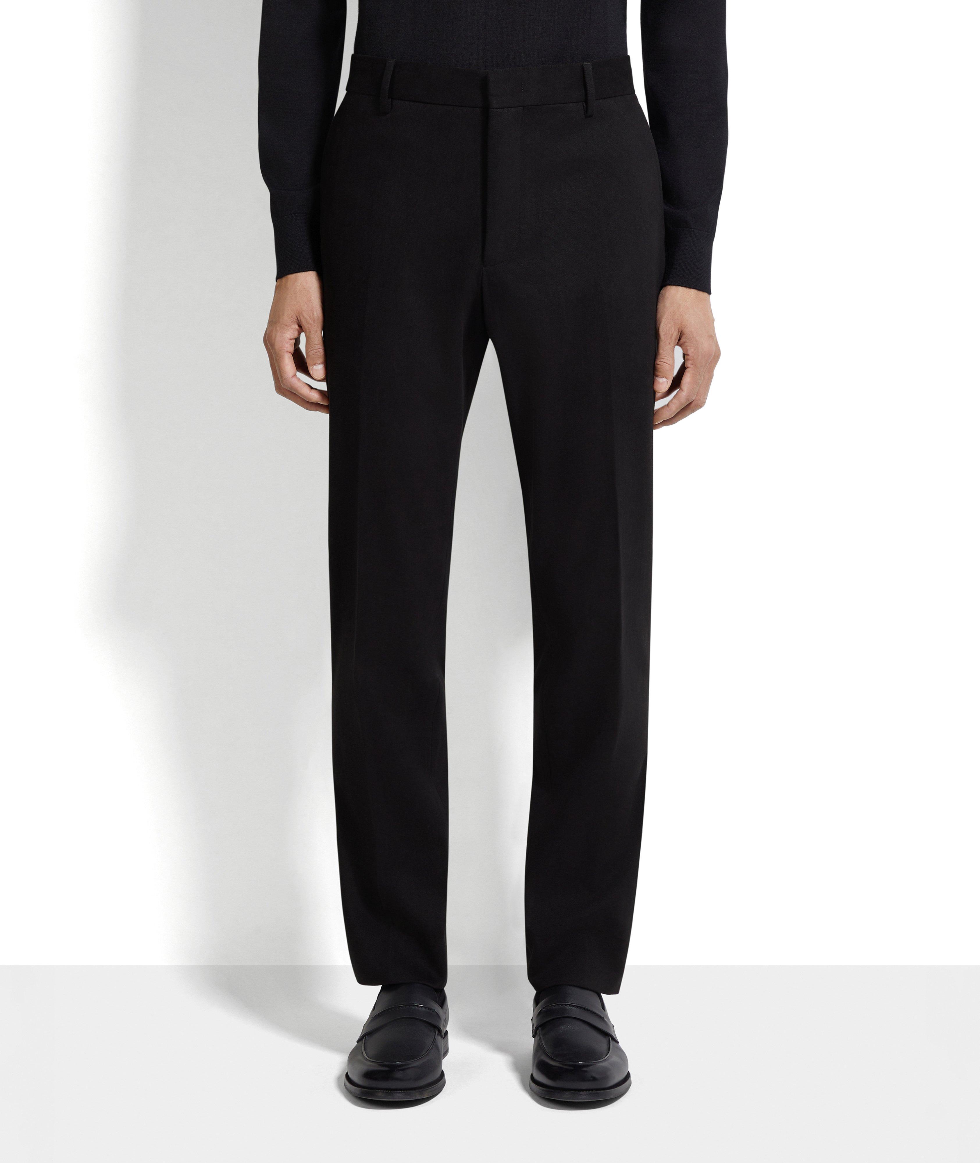 Cotton-Cashmere Dress Pants image 1
